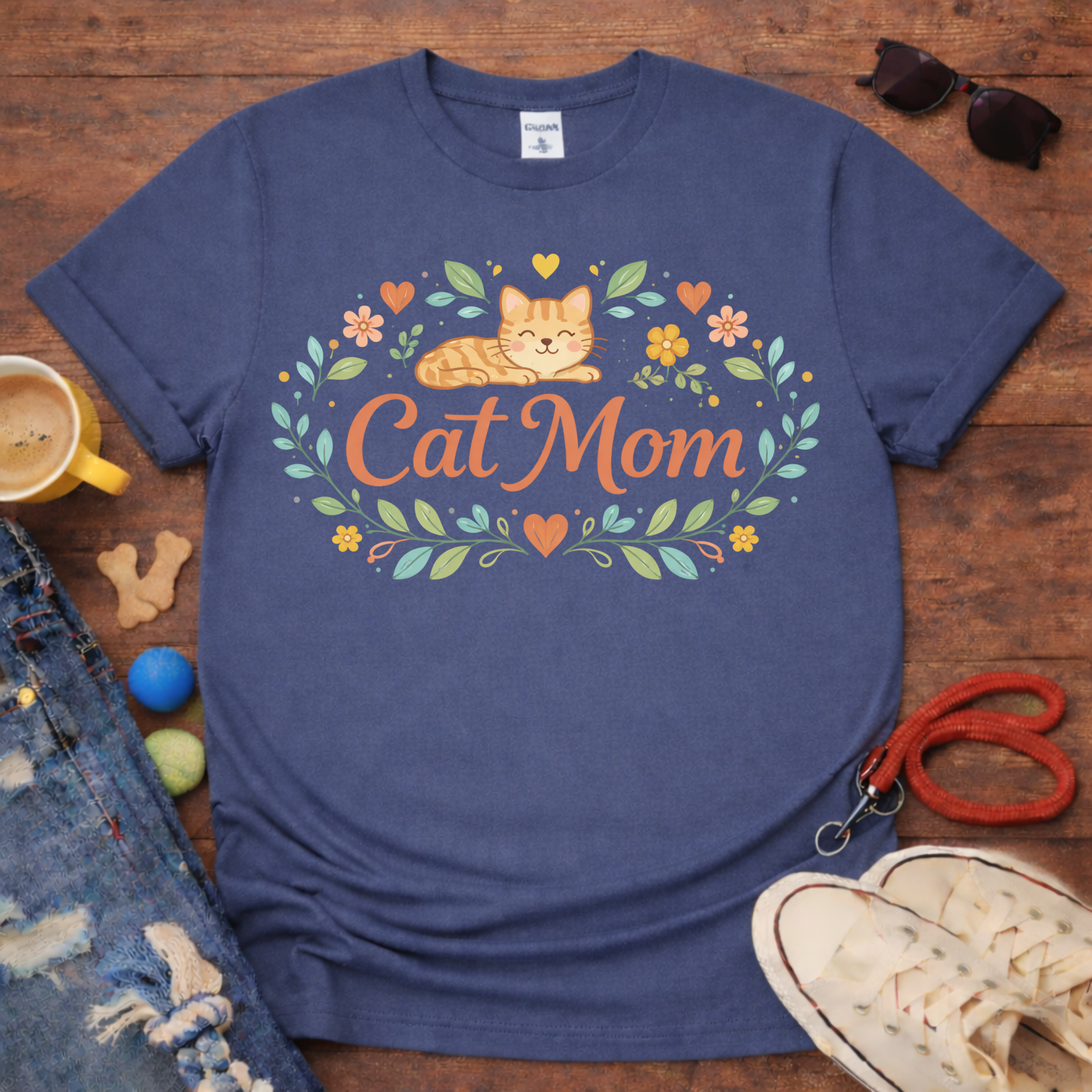 Cat Mom T-Shirt