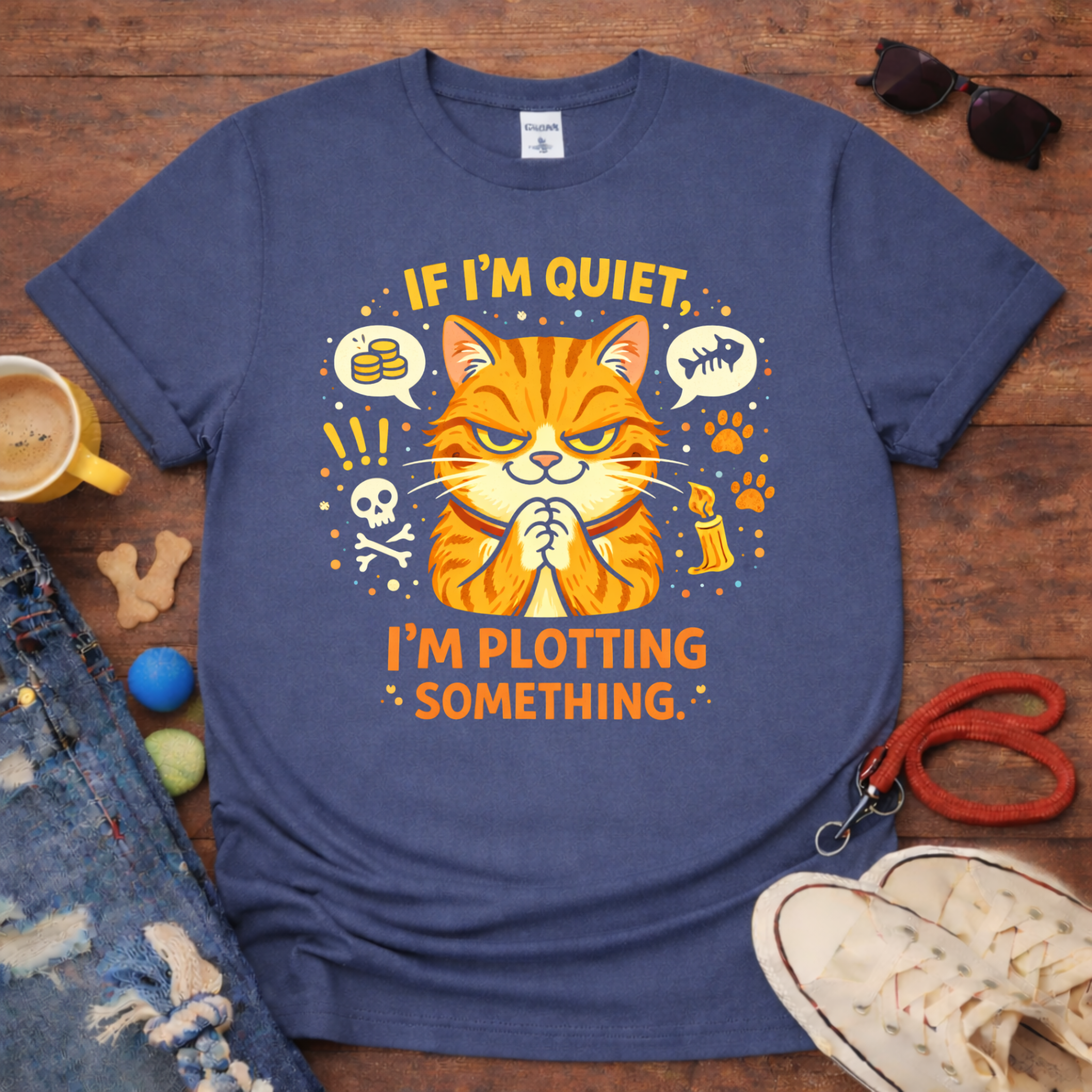 I'm Plotting Something T-Shirt