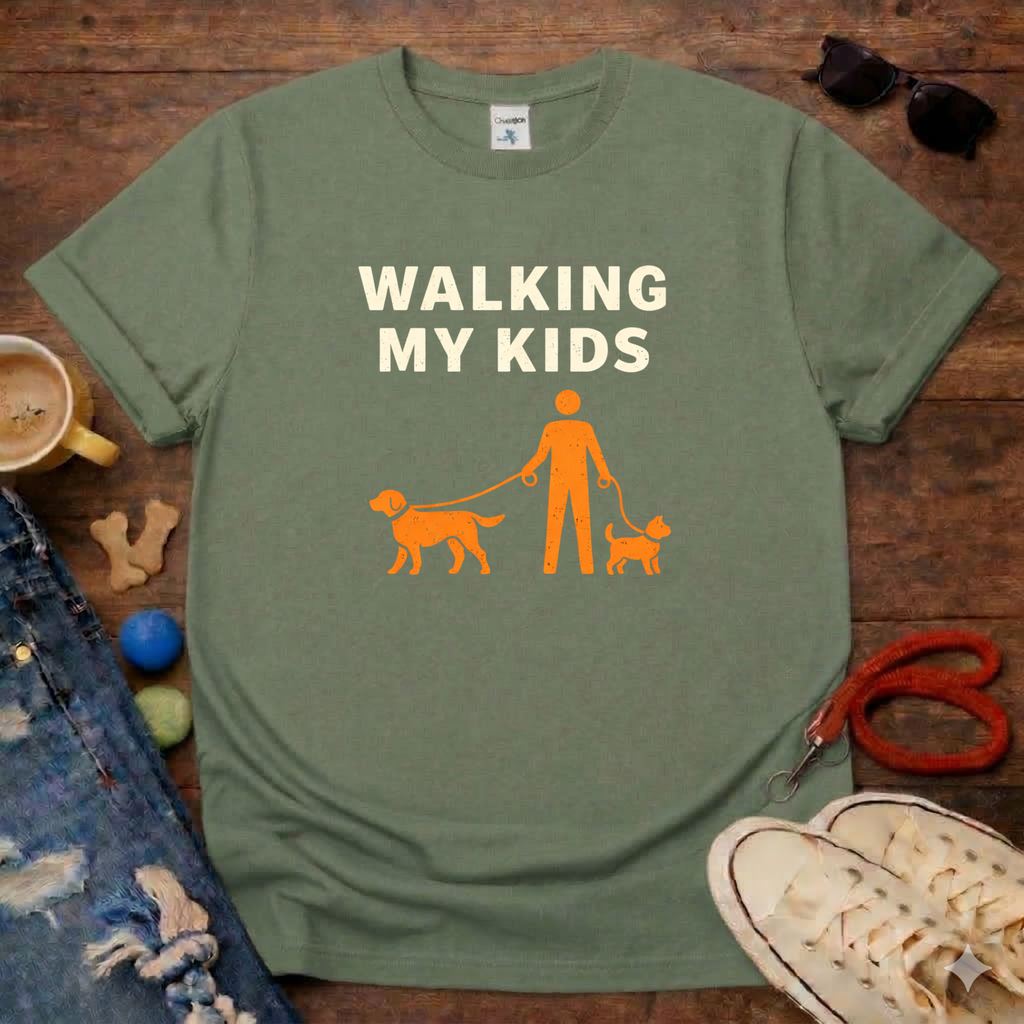 Walking with My Kids T-Shirt