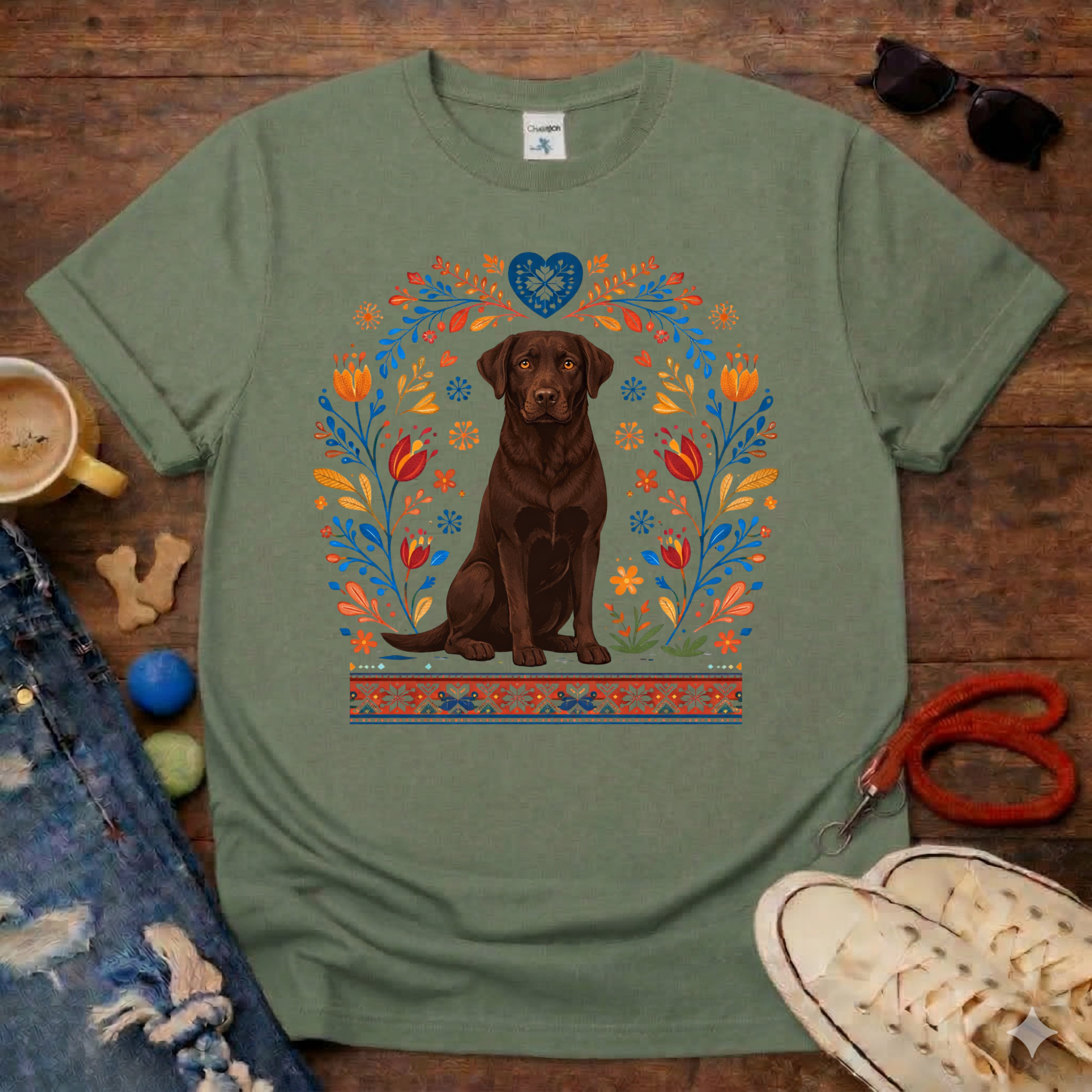 Floral Lab T-Shirt