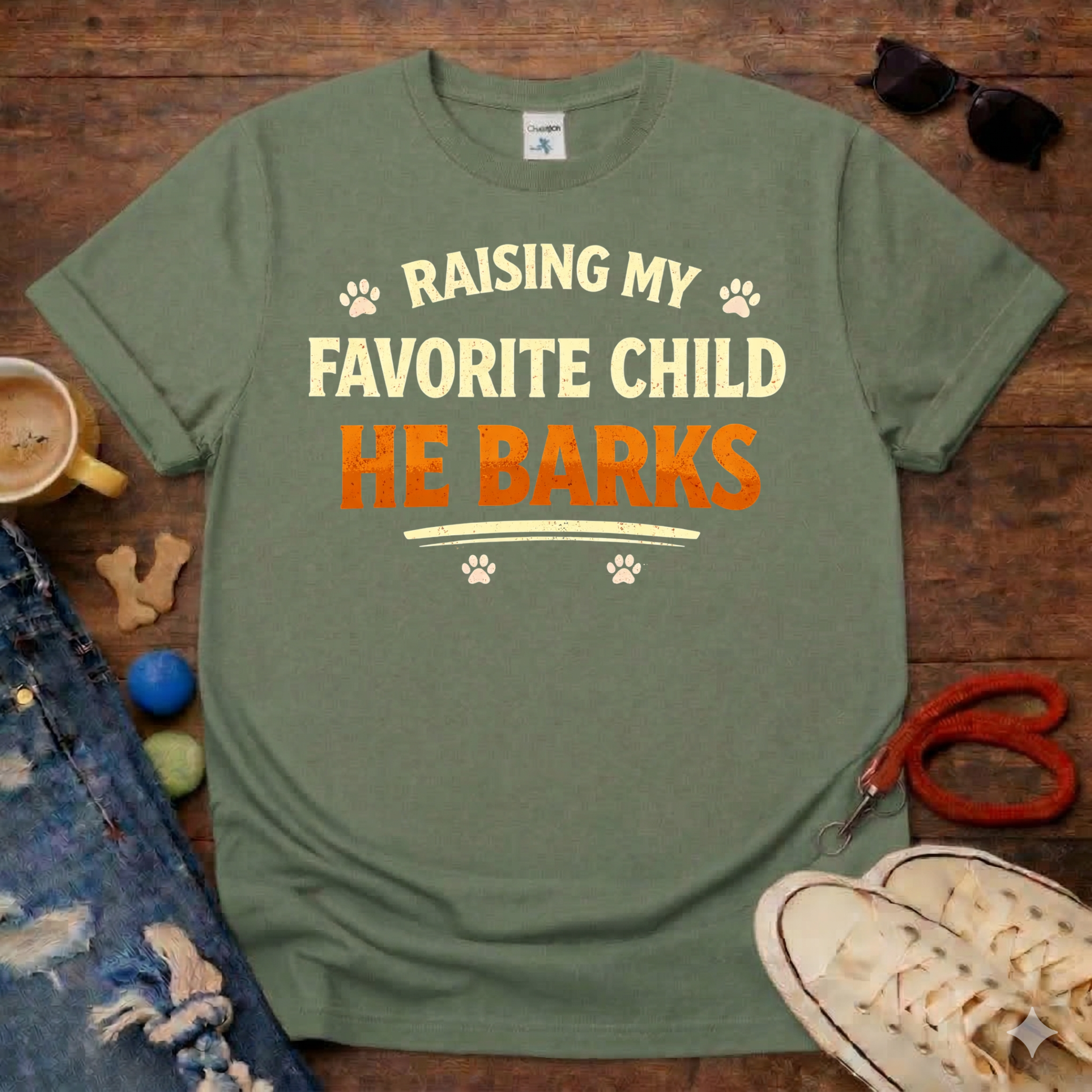 He Barks T-Shirt