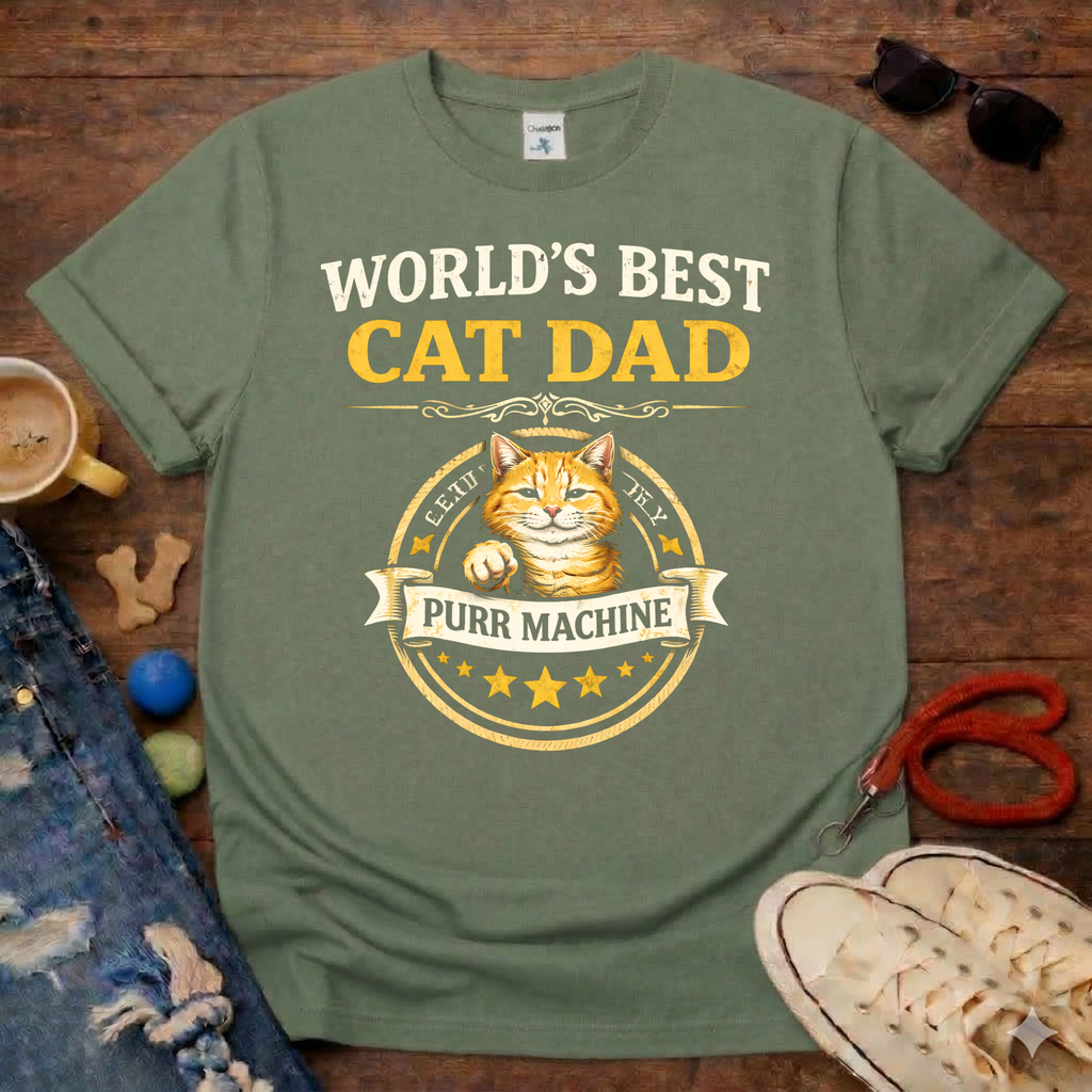 Best Cat Dad T-Shirt