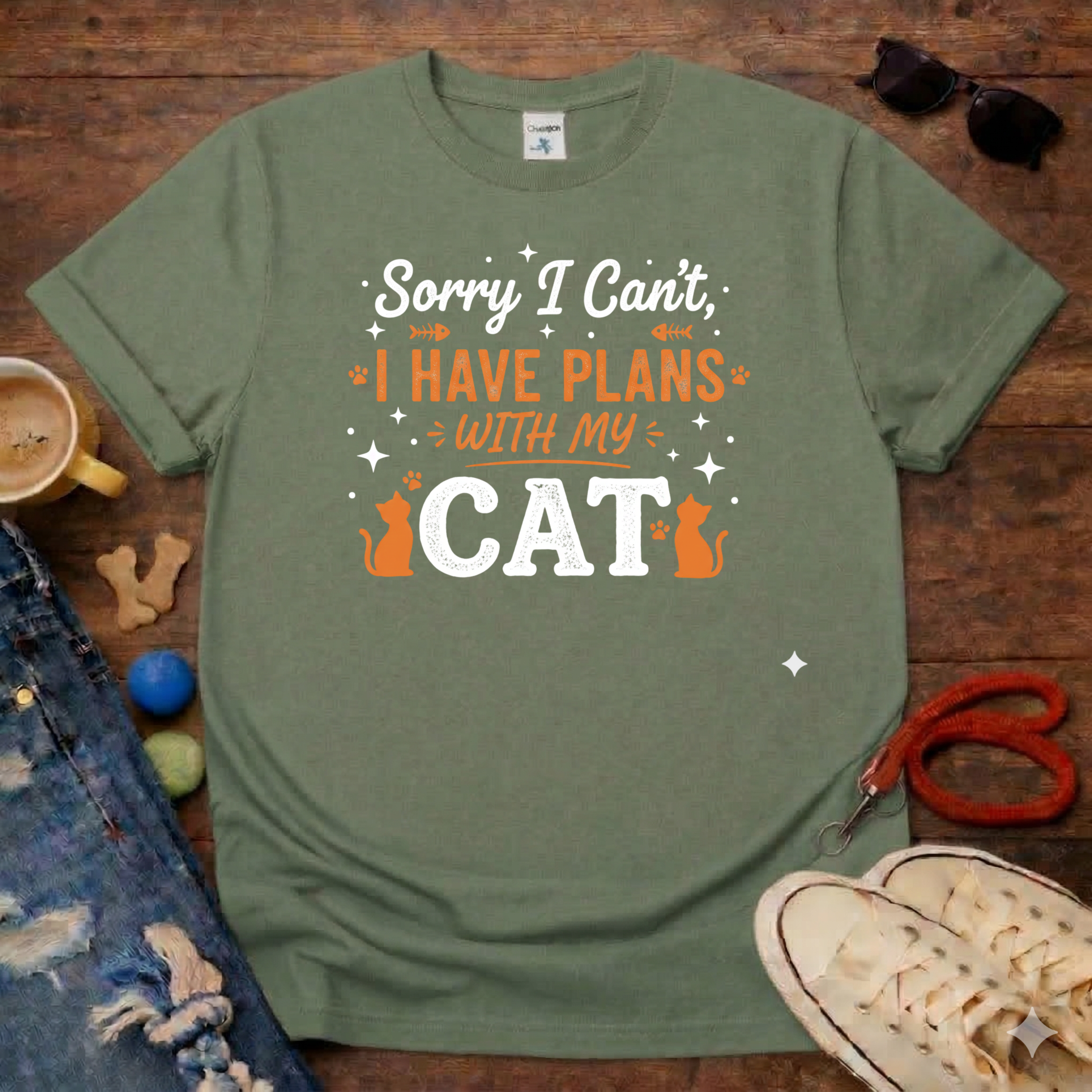 Plans With My Cat T-Shirt
