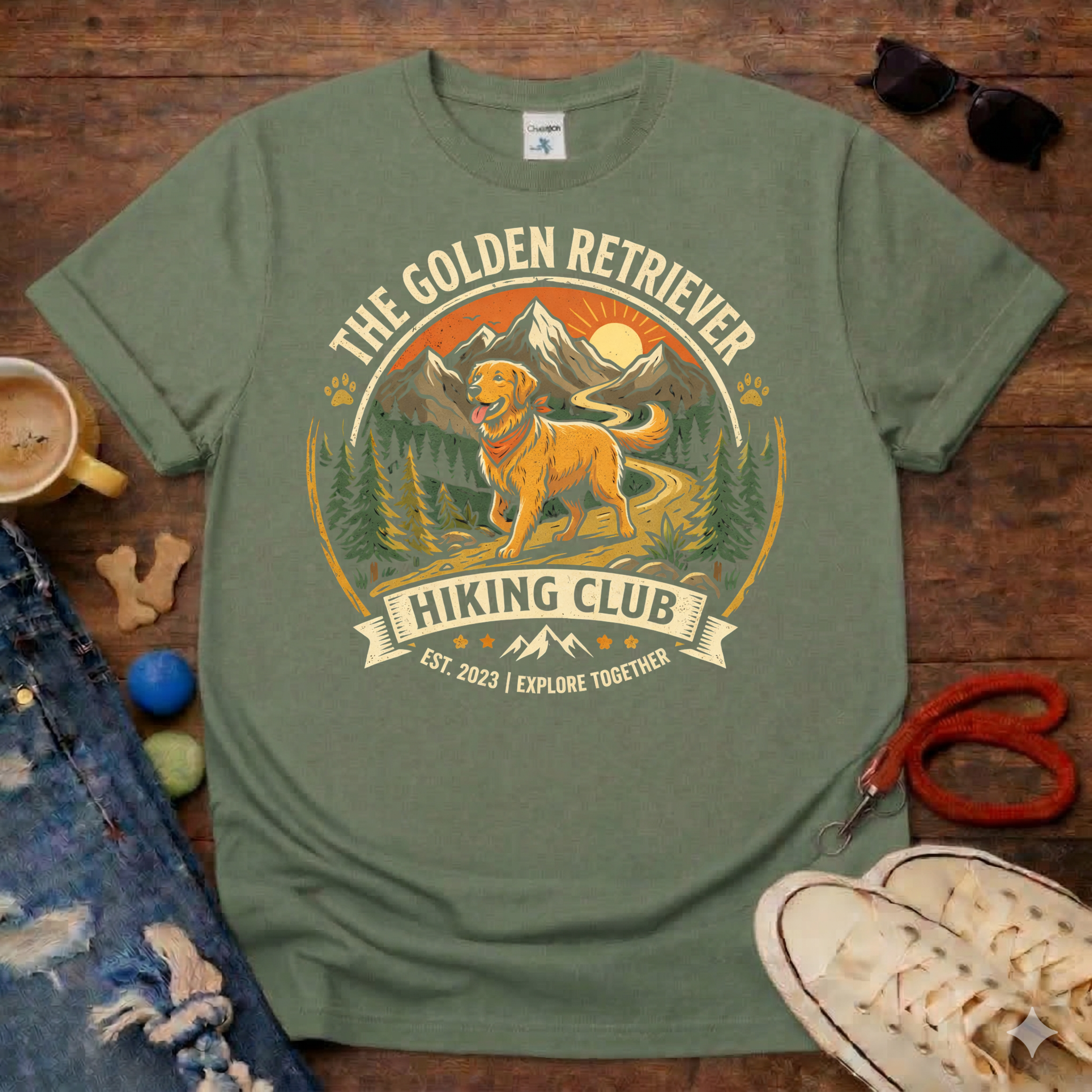 Golden Hiking Club T-Shirt