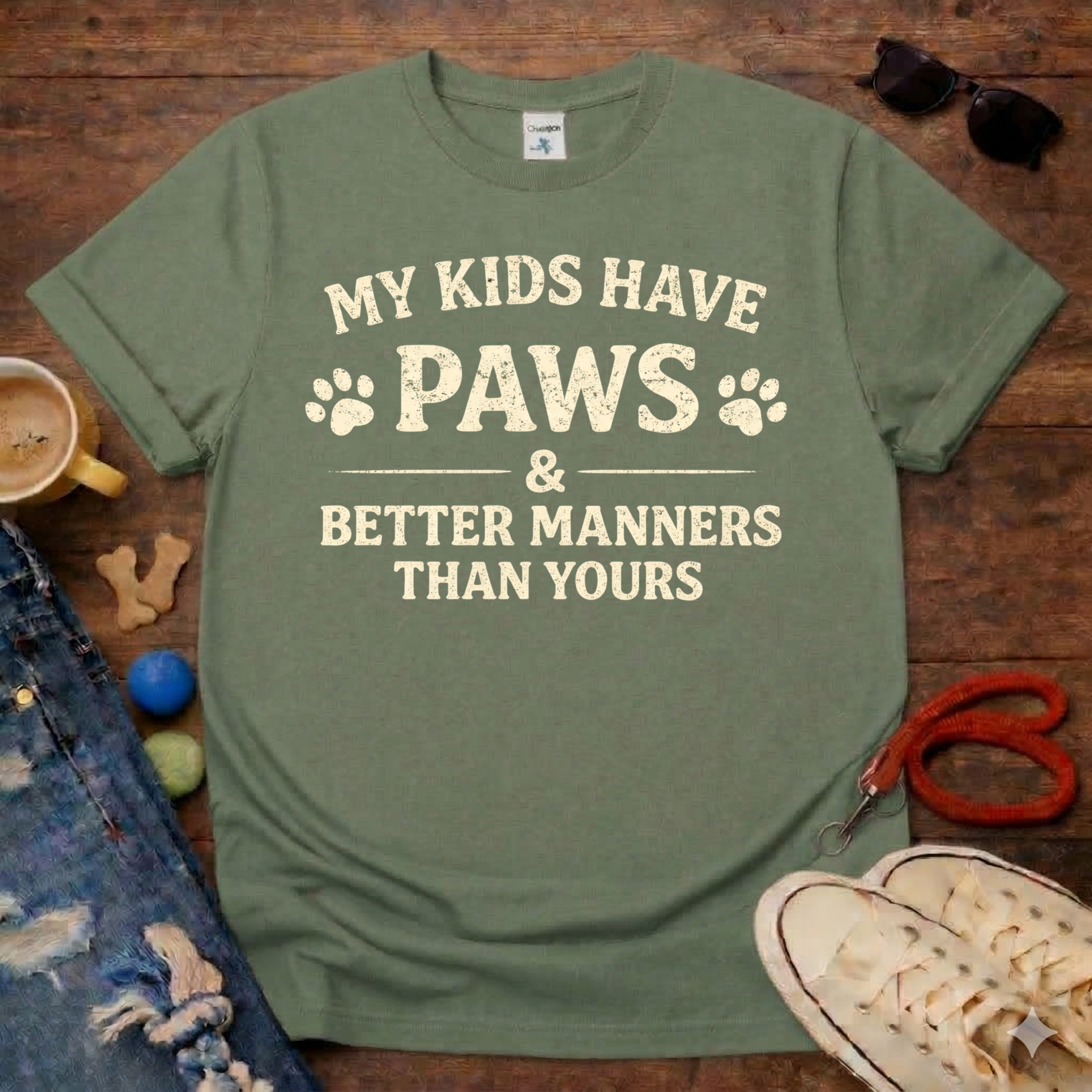 My Kids Have Paws T-Shirt