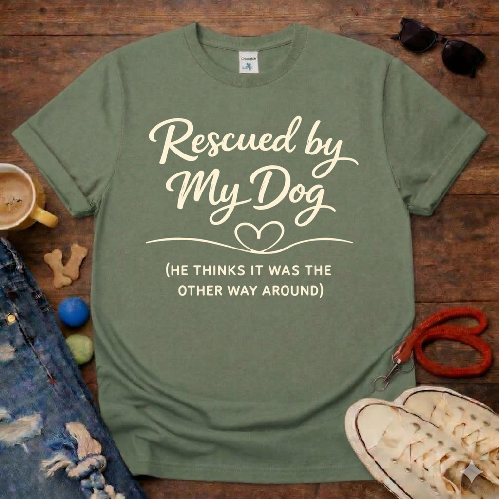 Rescued By My Dog T-Shirt