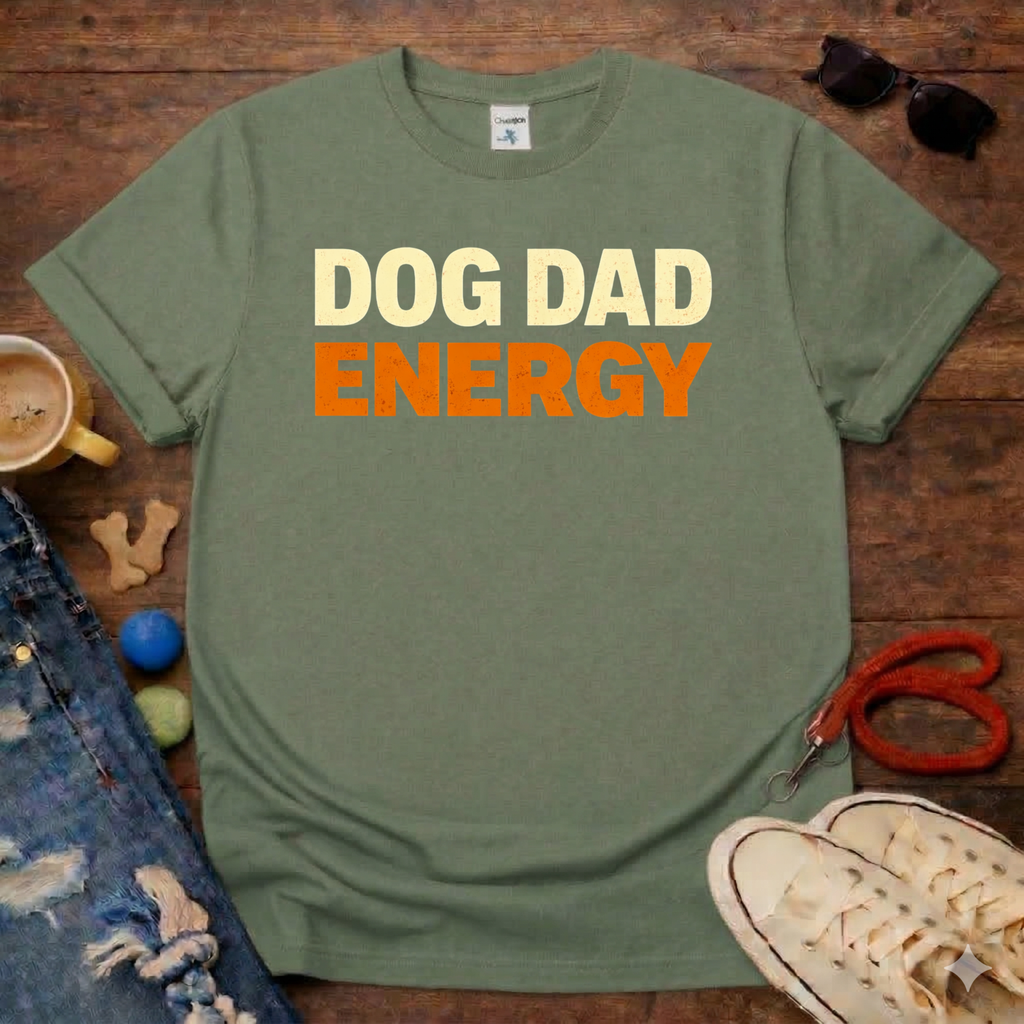 Dog Dad Energy T-Shirt
