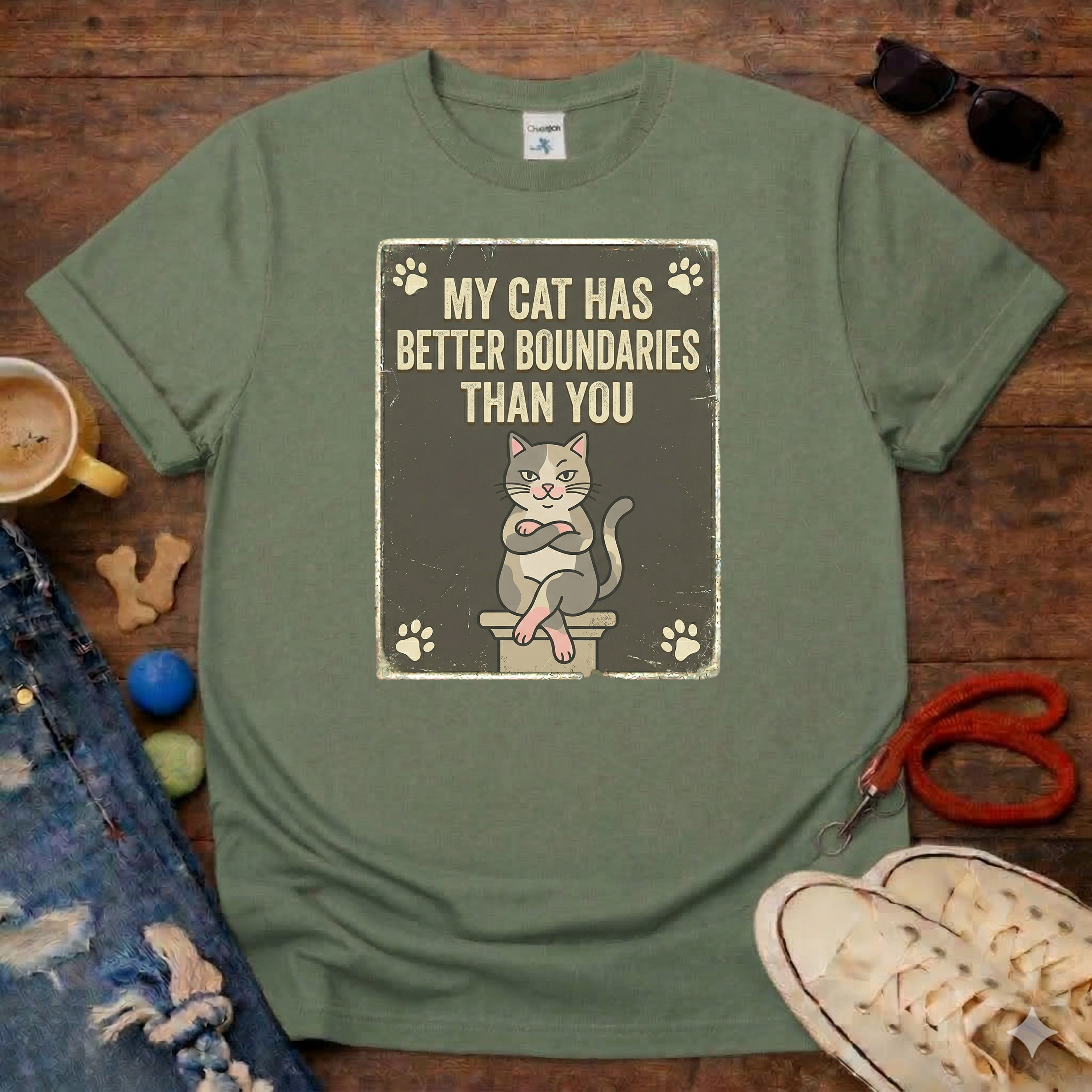 My Cat Has Boundaries T-Shirt