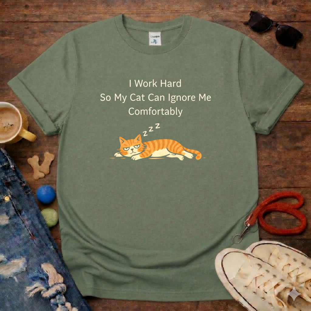 Cat Ignores Me   T-Shirt