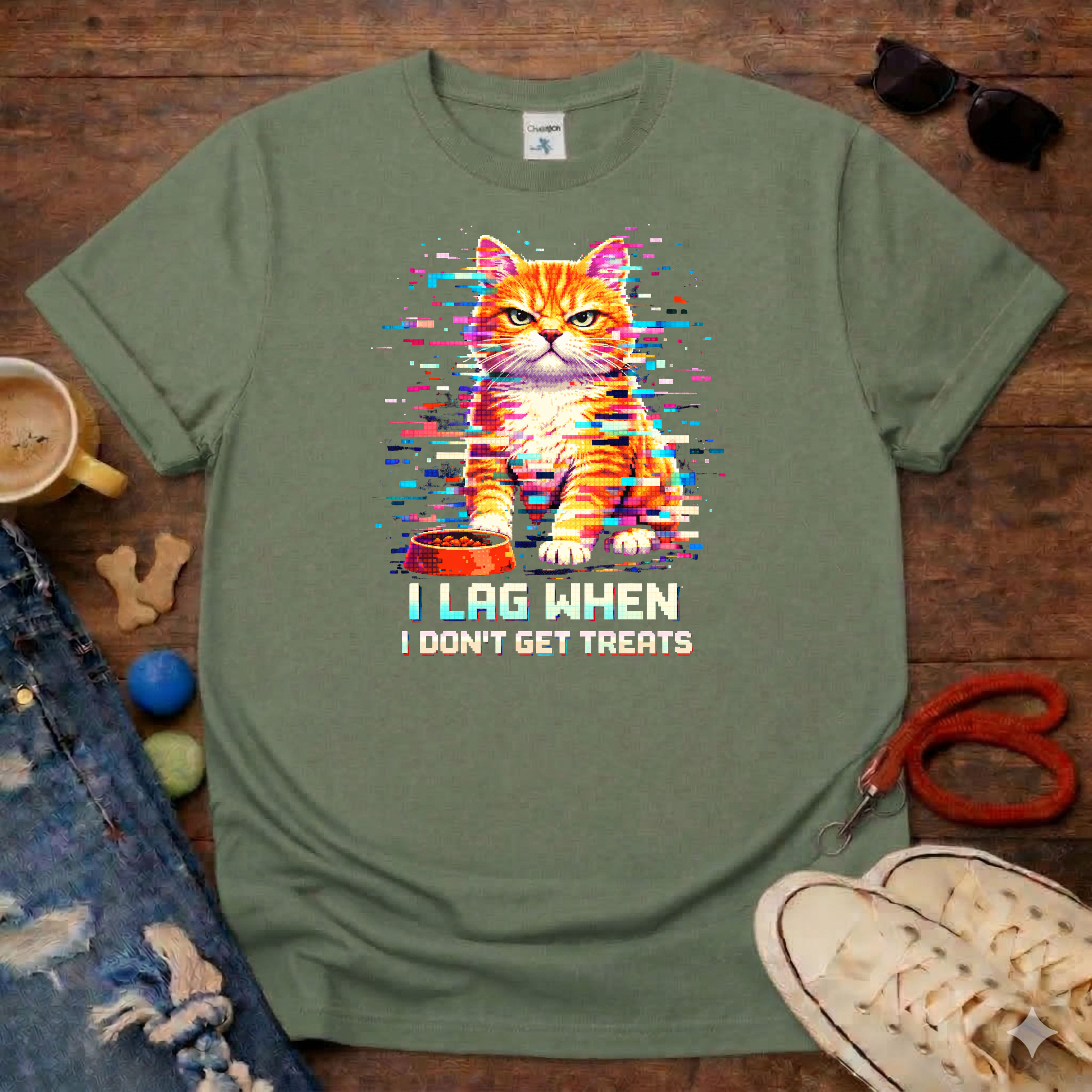 Lagging Cat T-Shirt