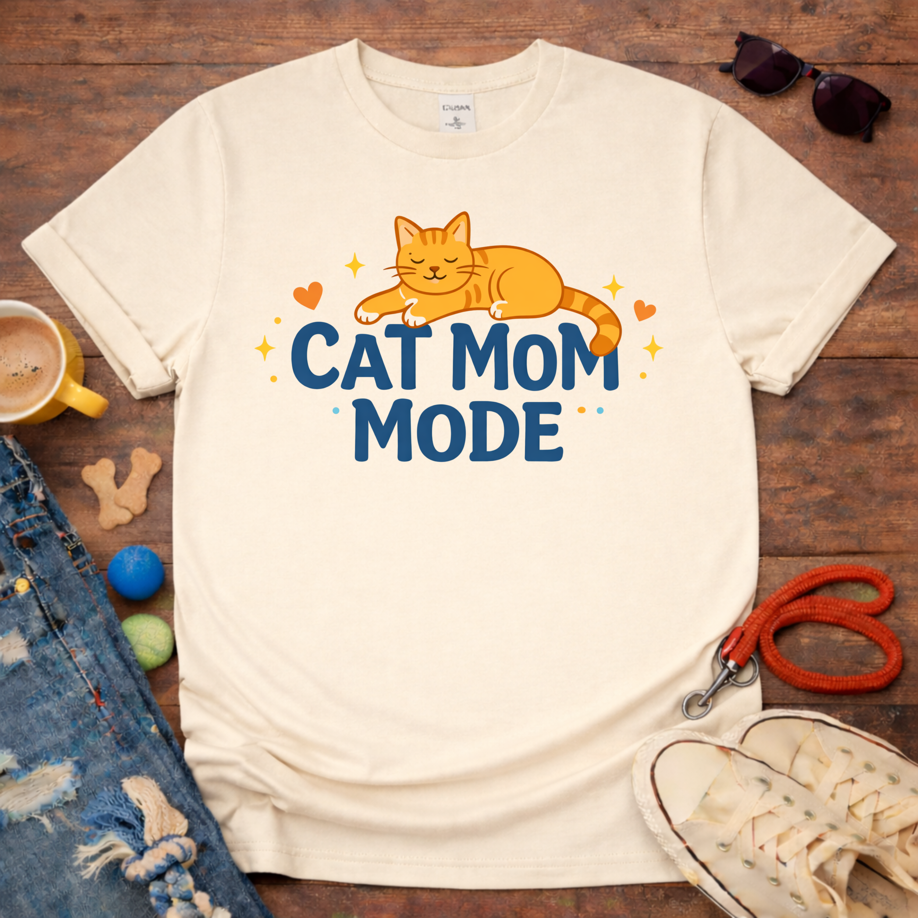 Cat Mom Mode T-Shirt