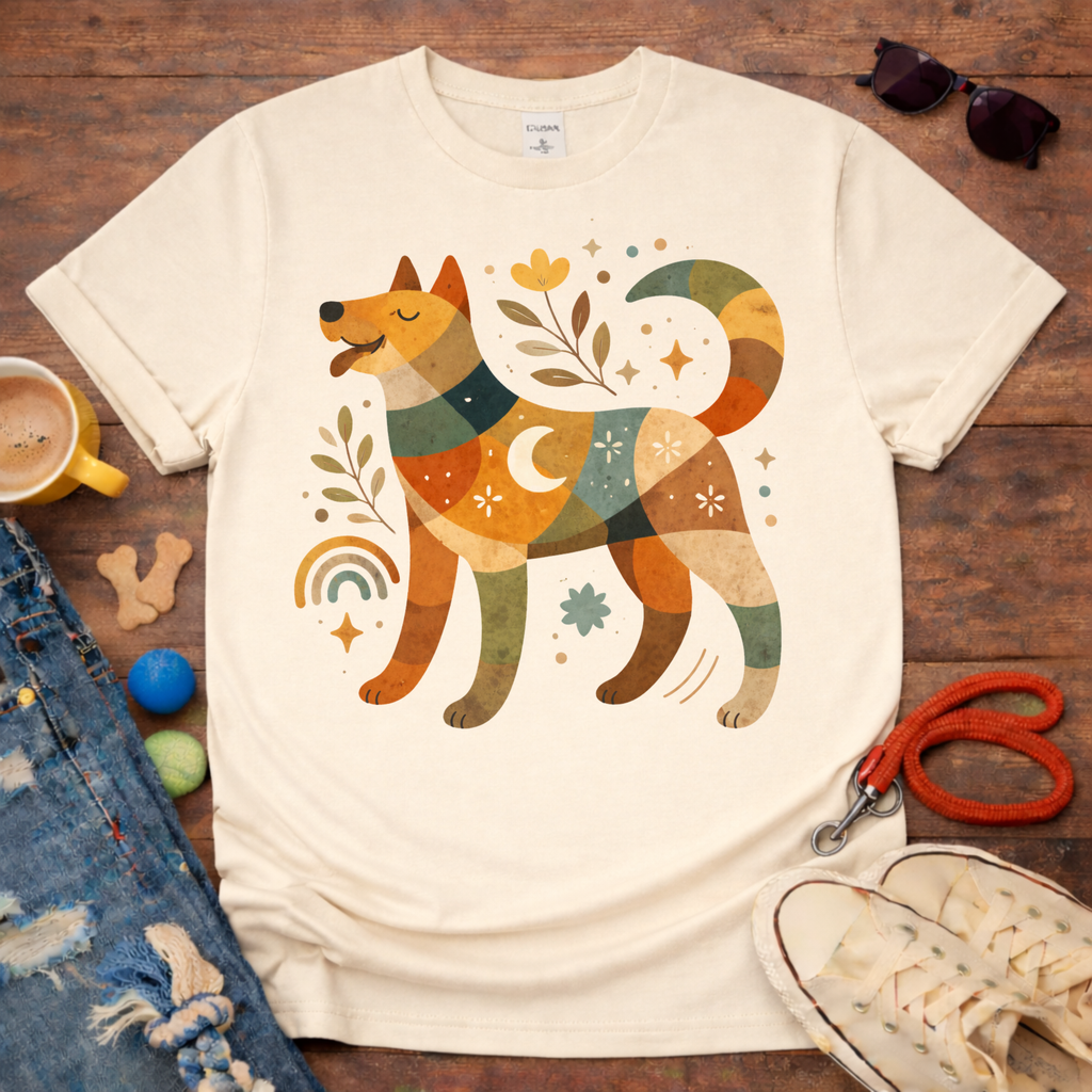 Folk Dog T-Shirt