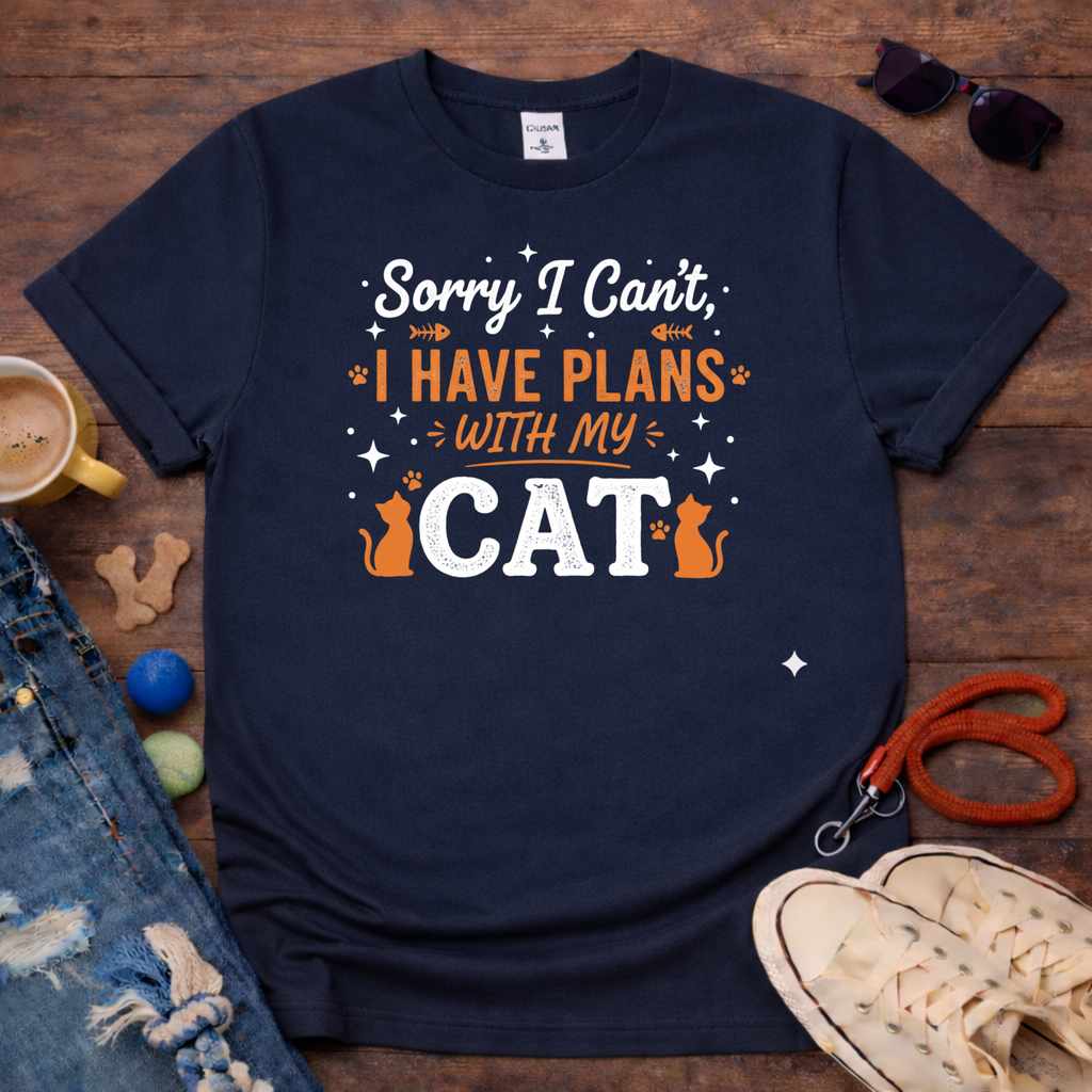 Plans With My Cat T-Shirt