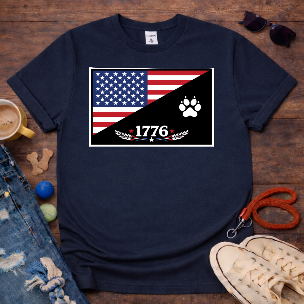 1776 & Paw T-Shirt