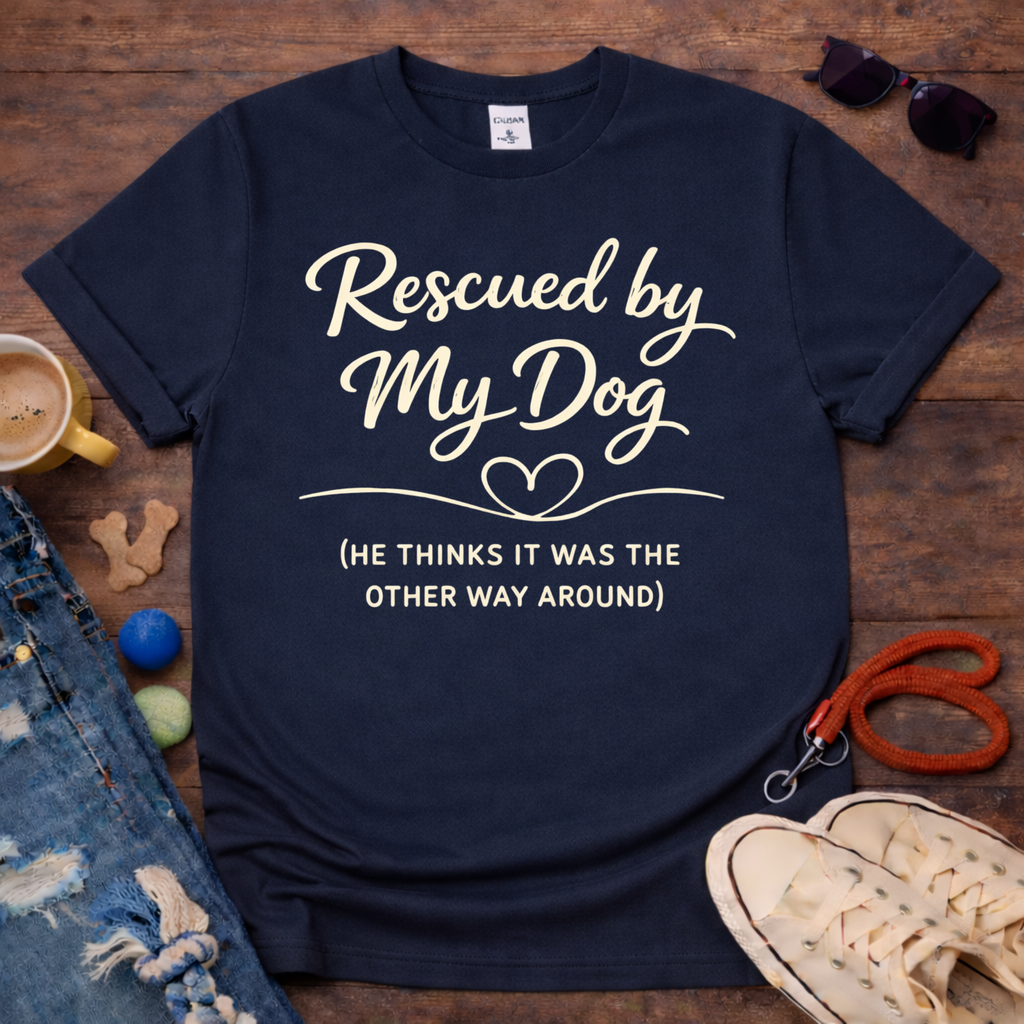 Rescued By My Dog T-Shirt