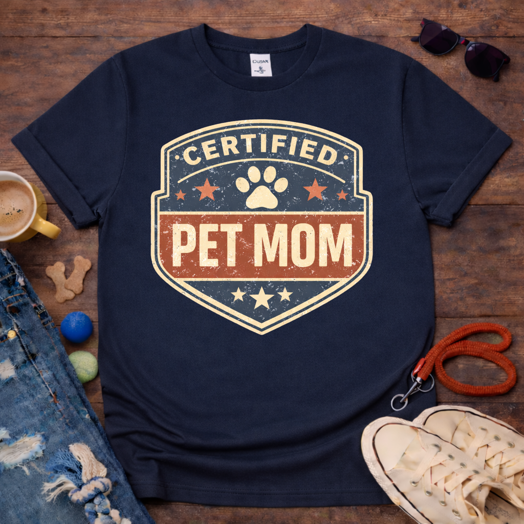 Certified Pet Mom T-Shirt