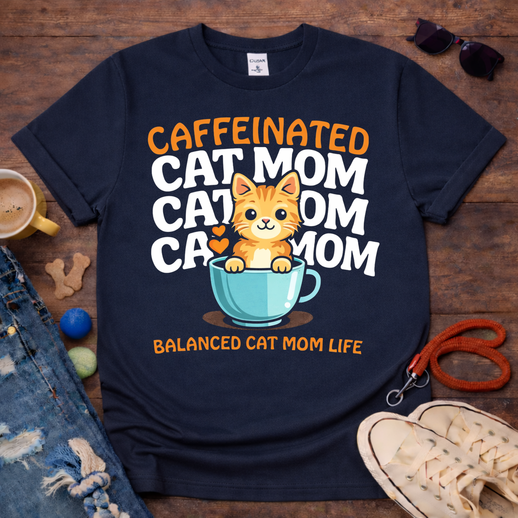 😸☕Coffee and Cat T-Shirt☕😸
