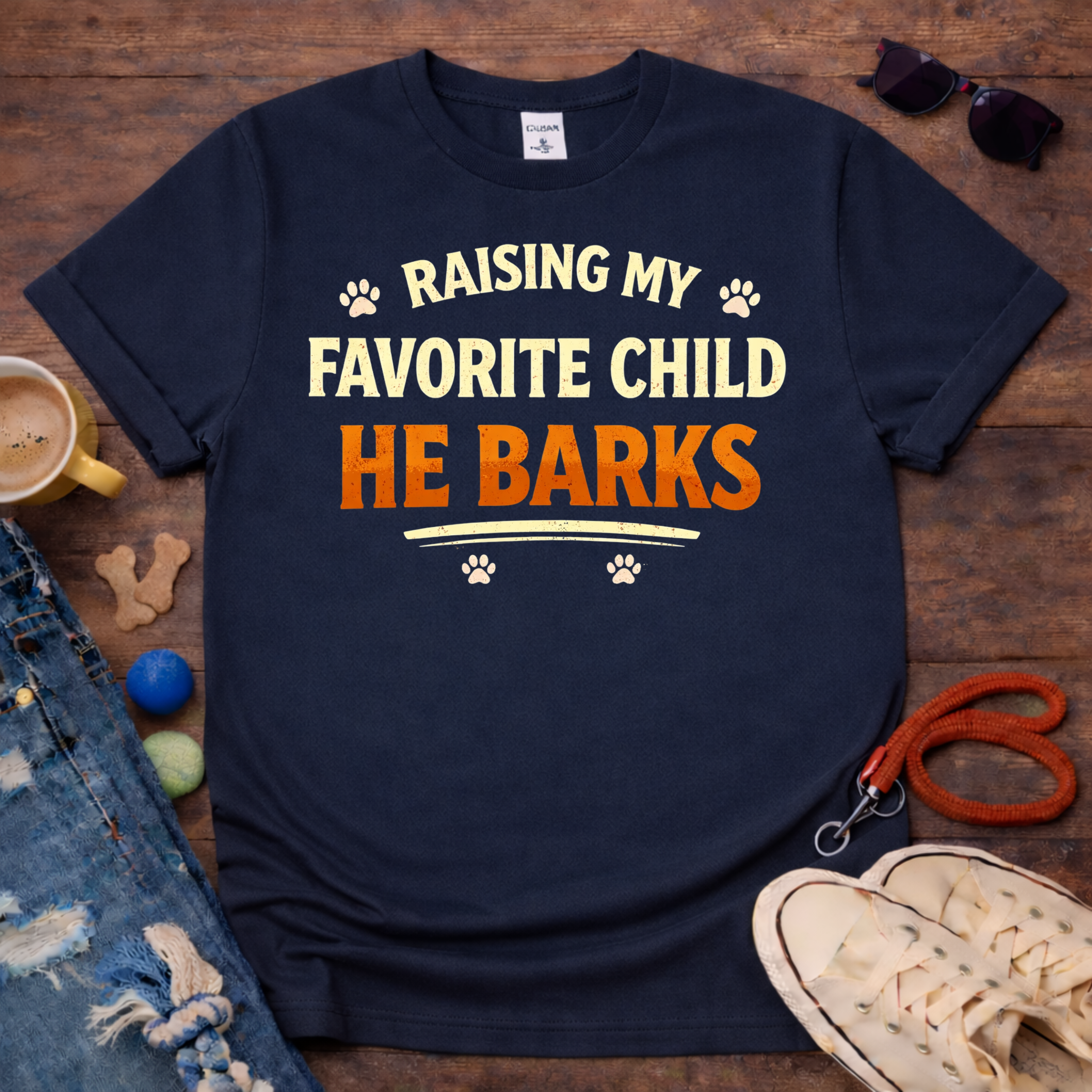 He Barks T-Shirt