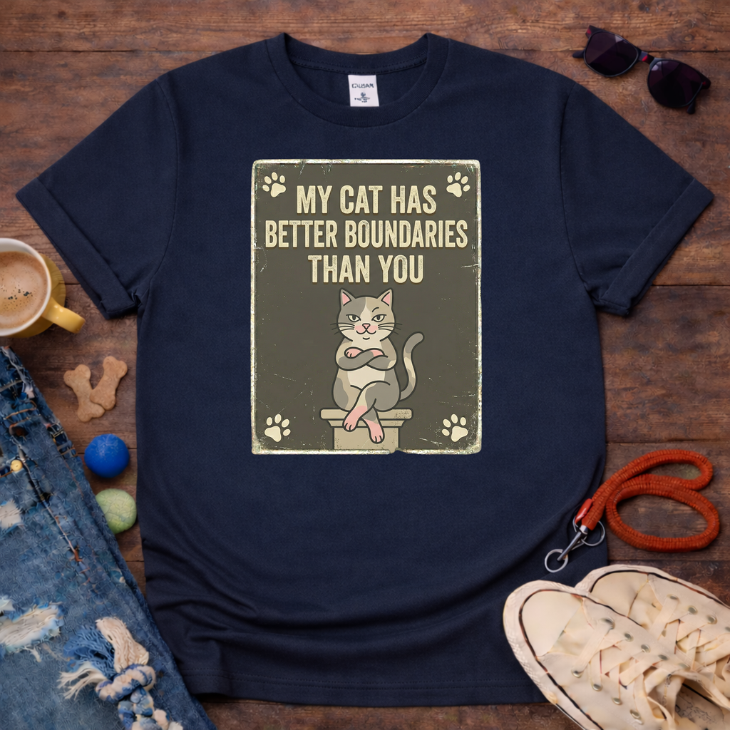 My Cat Has Boundaries T-Shirt
