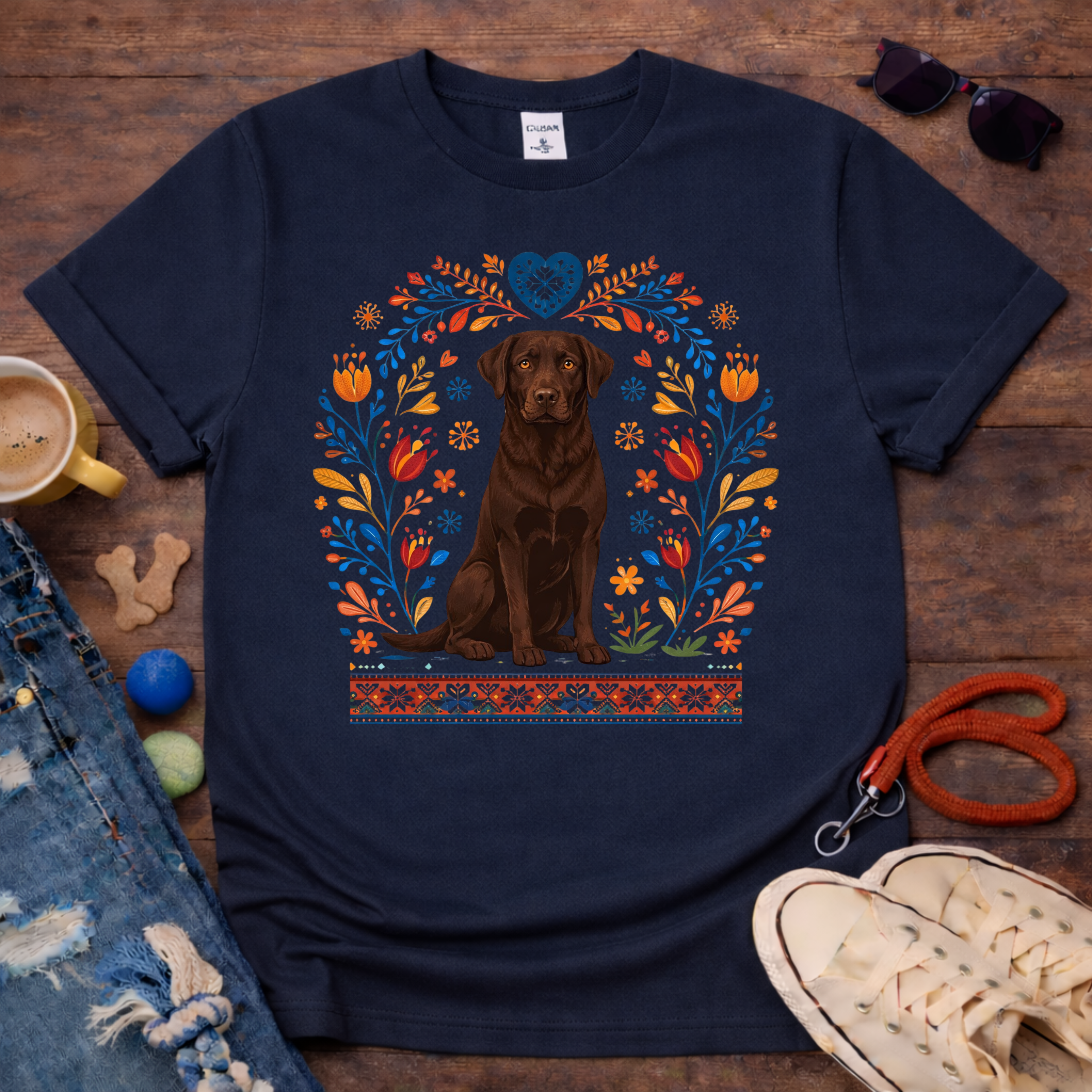 Floral Lab T-Shirt