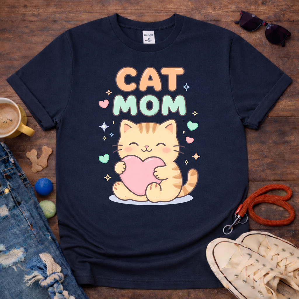 Cat mom 2 T-Shirt