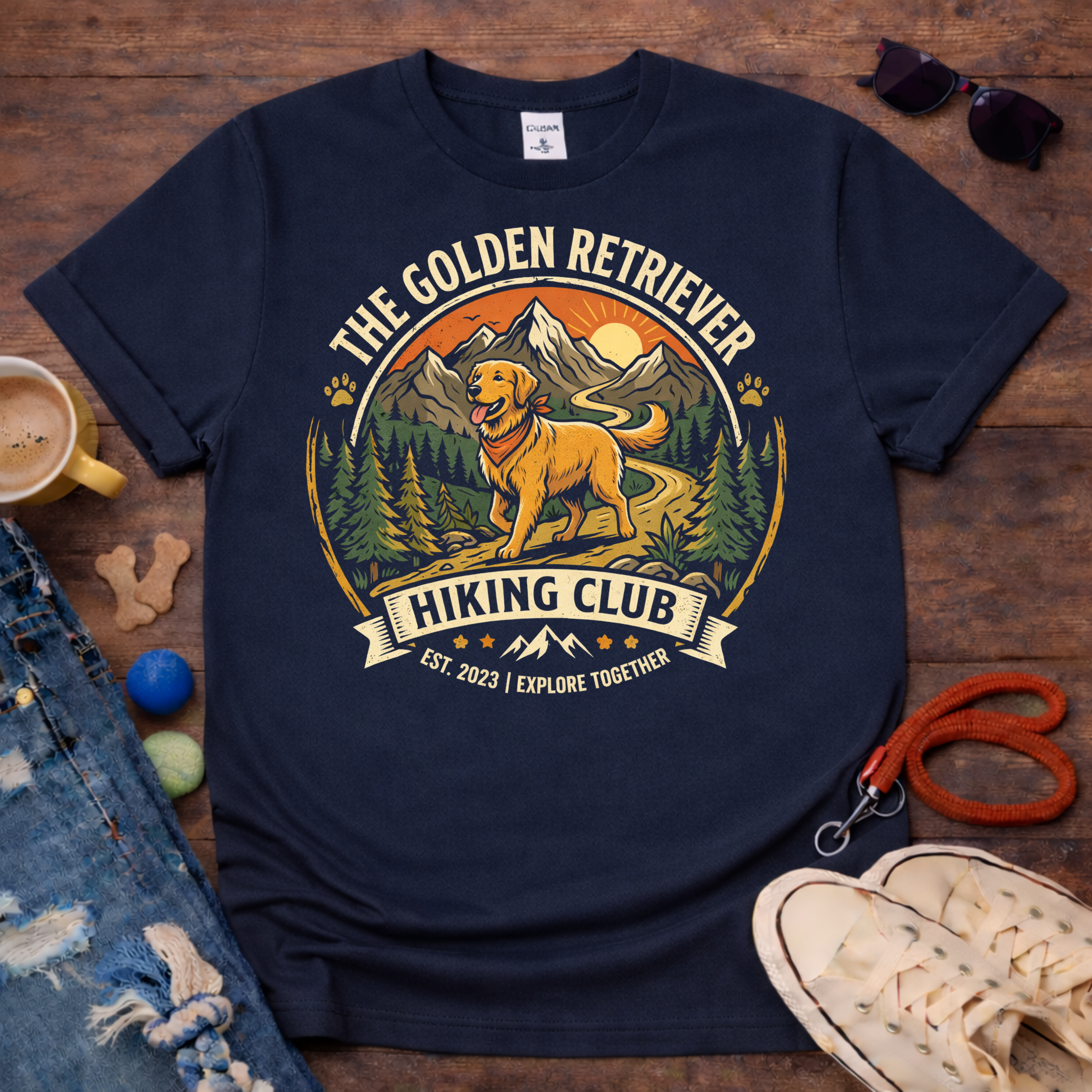 Golden Hiking Club T-Shirt