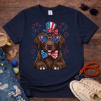 Choco Lab with Hat T-Shirt