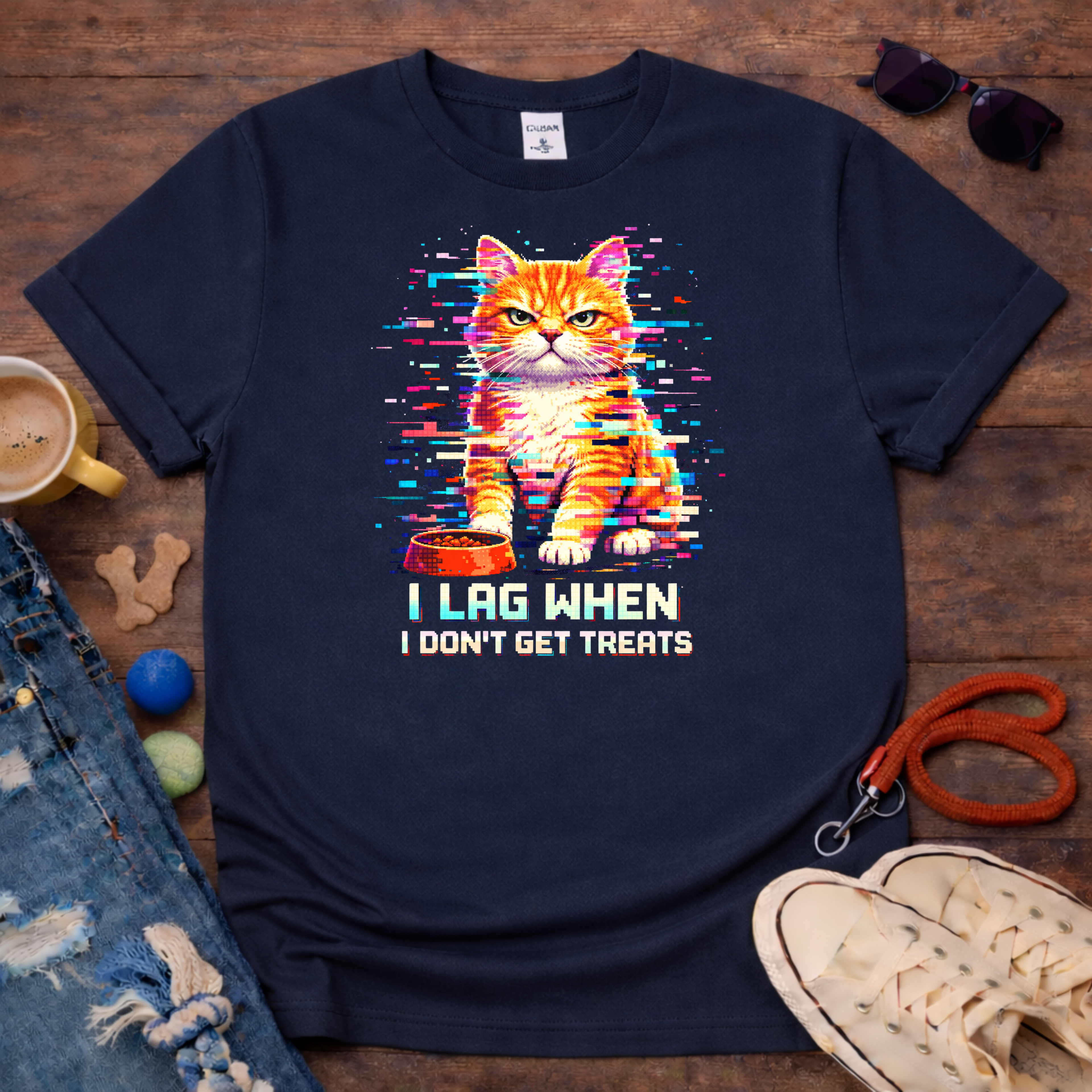 Lagging Cat T-Shirt