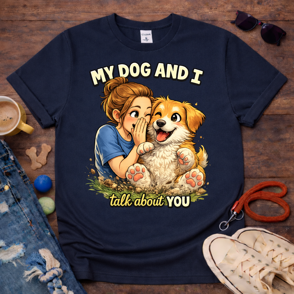 My dog and I talk about you T-Shirt
