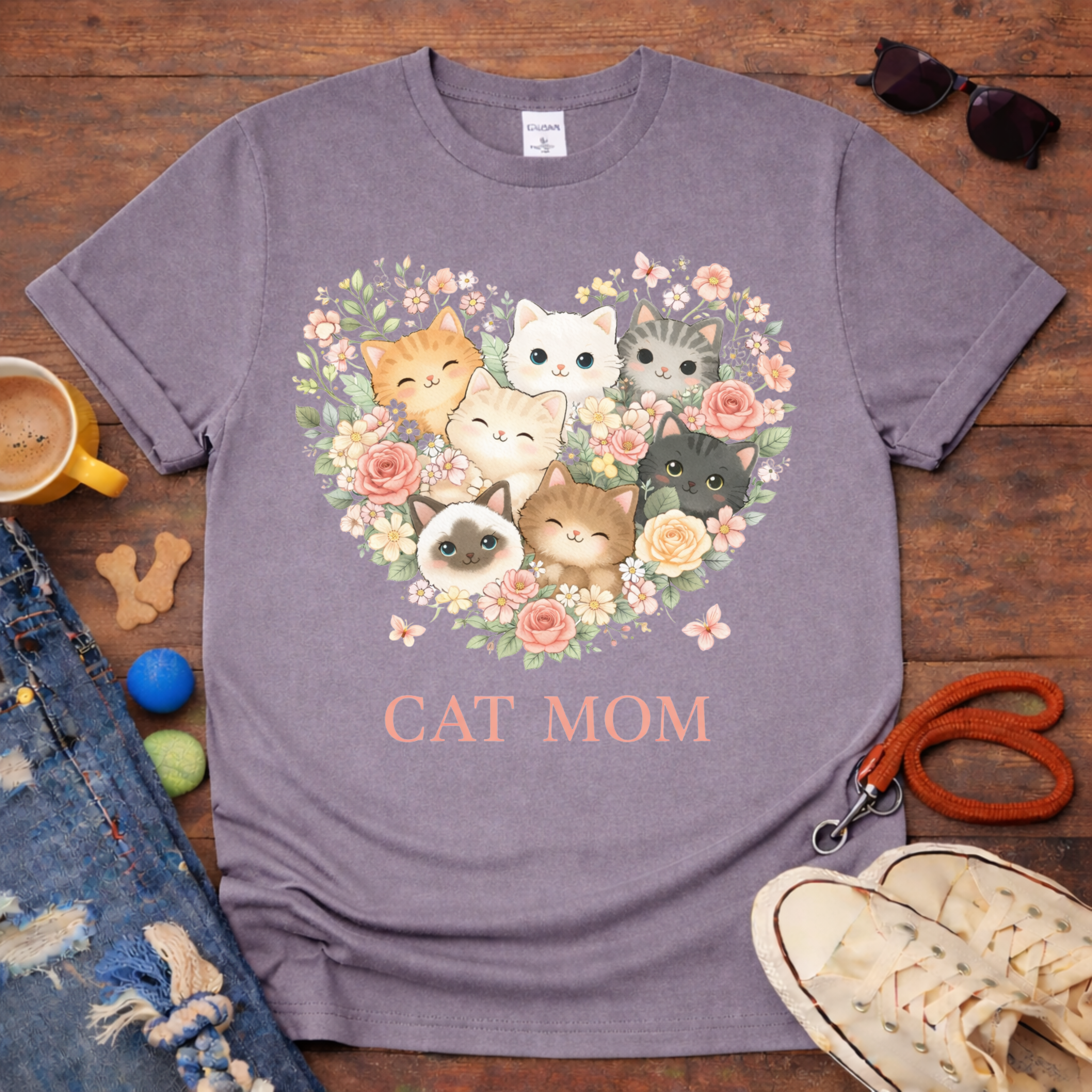 😻Cat Mom T-Shirt😻