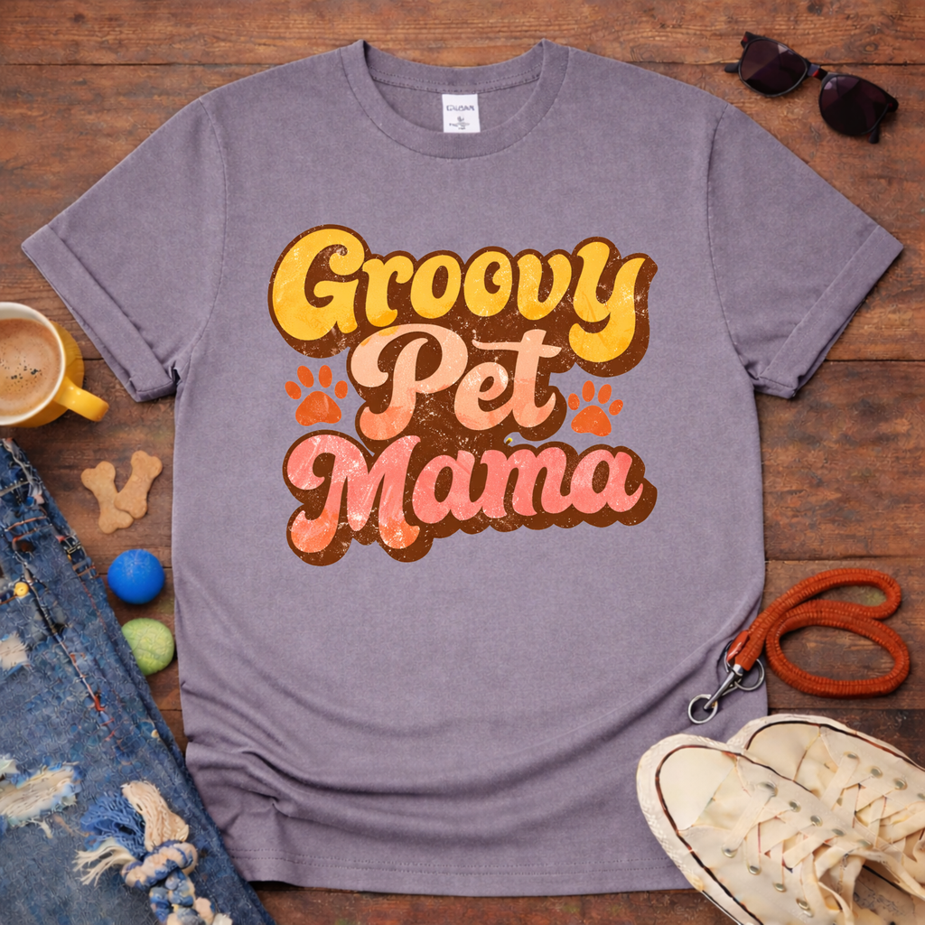 Groovy Pet Mama T-Shirt