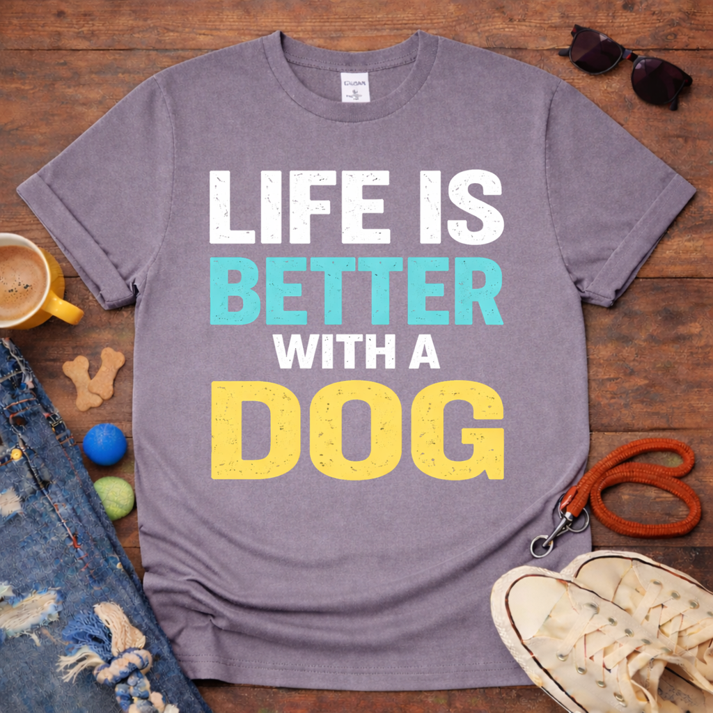 🐕Life is better with a dog T-Shirt🐕