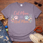 💖Cat Mom Real Mom T-Shirt💖