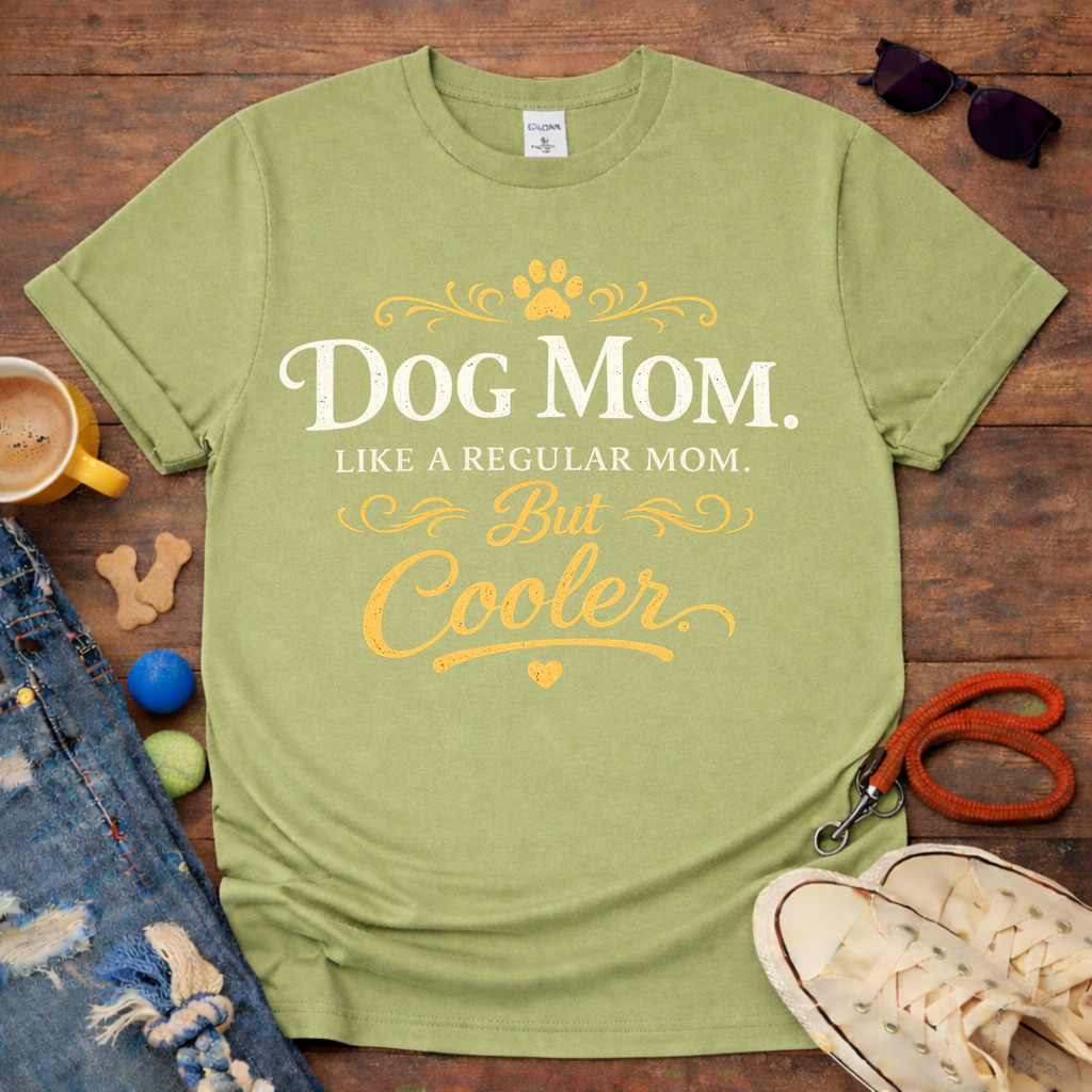 Cool Dog Mom T-Shirt