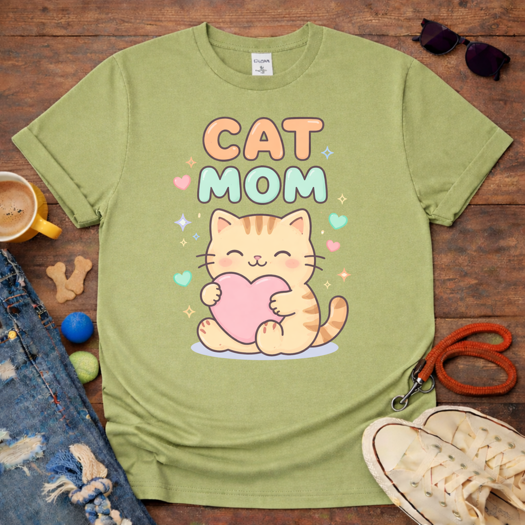 Cat mom 2 T-Shirt