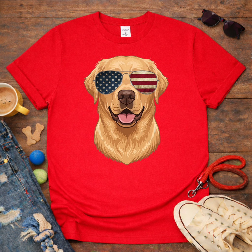Golden with Glasses T-Shirt