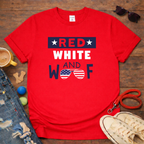 Red White and Woof 2 T-Shirt