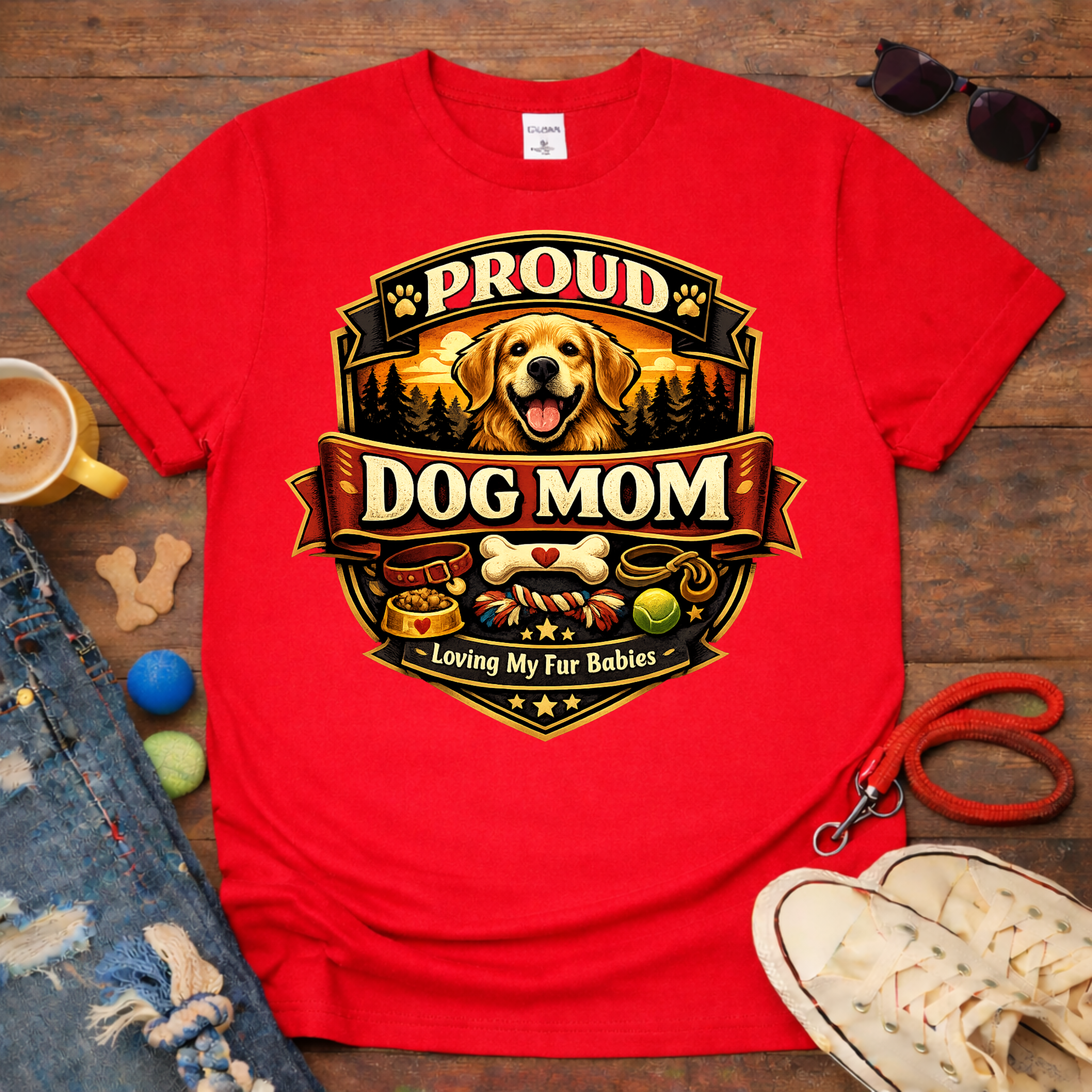 Proud Dog Mom T-Shirt