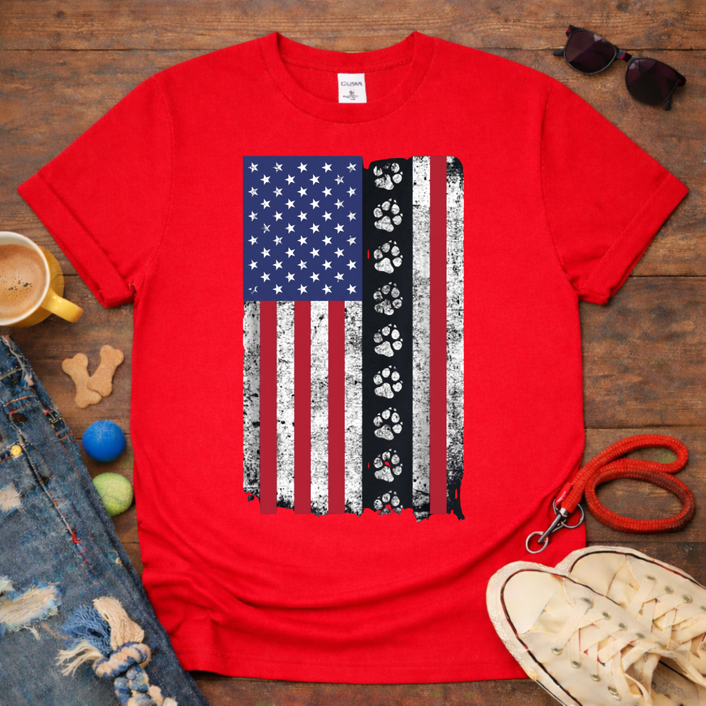 Flag & Paw T-Shirt