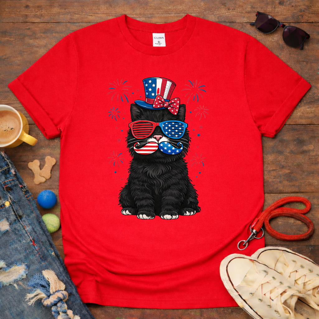 Mustache Cat T-Shirt