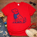 Dog and Flag T-Shirt