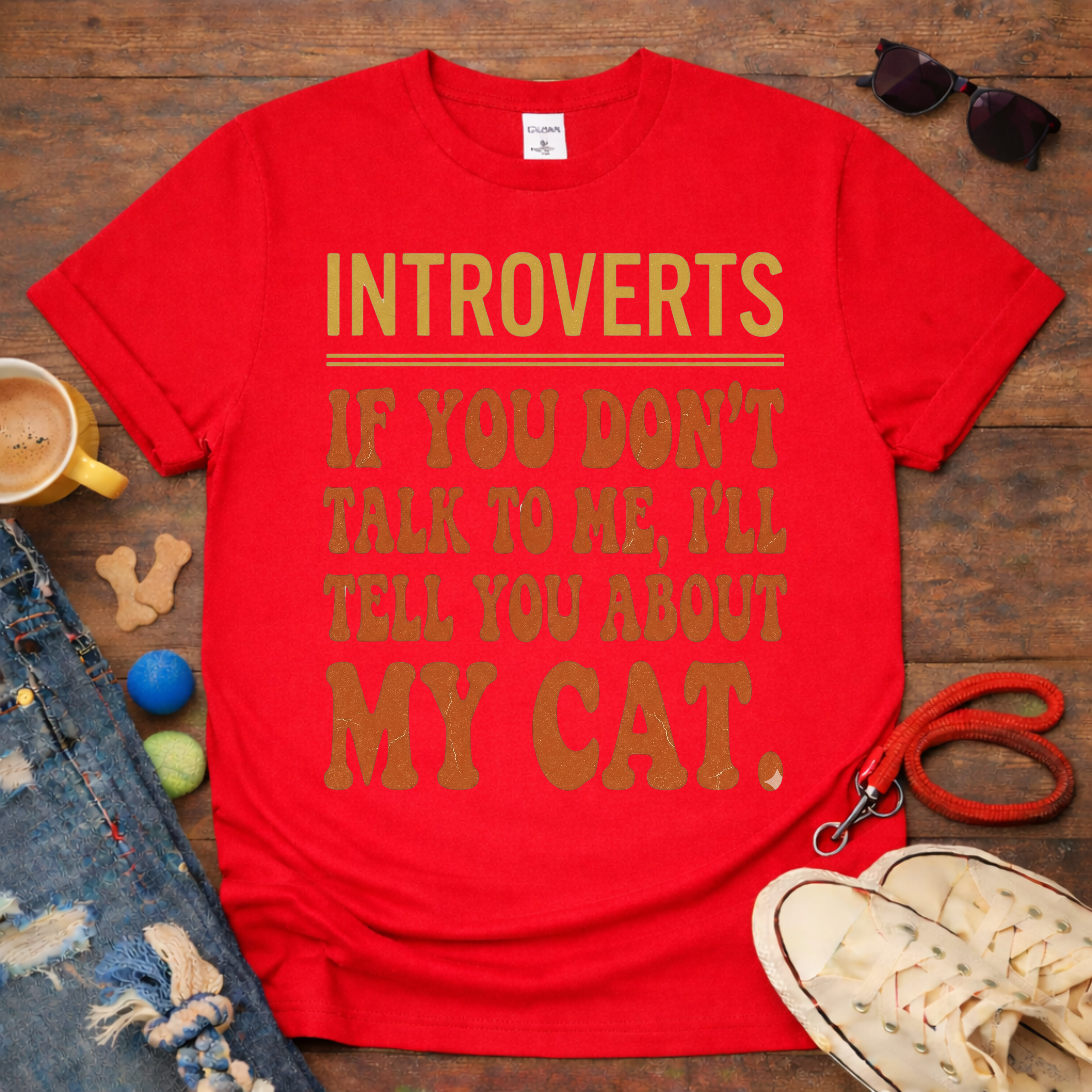 I'll tell you about my Cat T-Shirt
