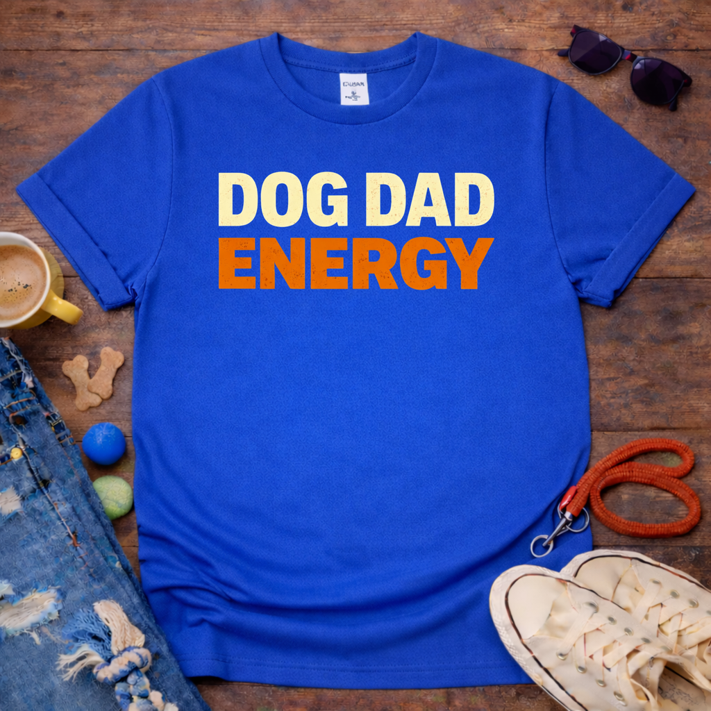 Dog Dad Energy T-Shirt