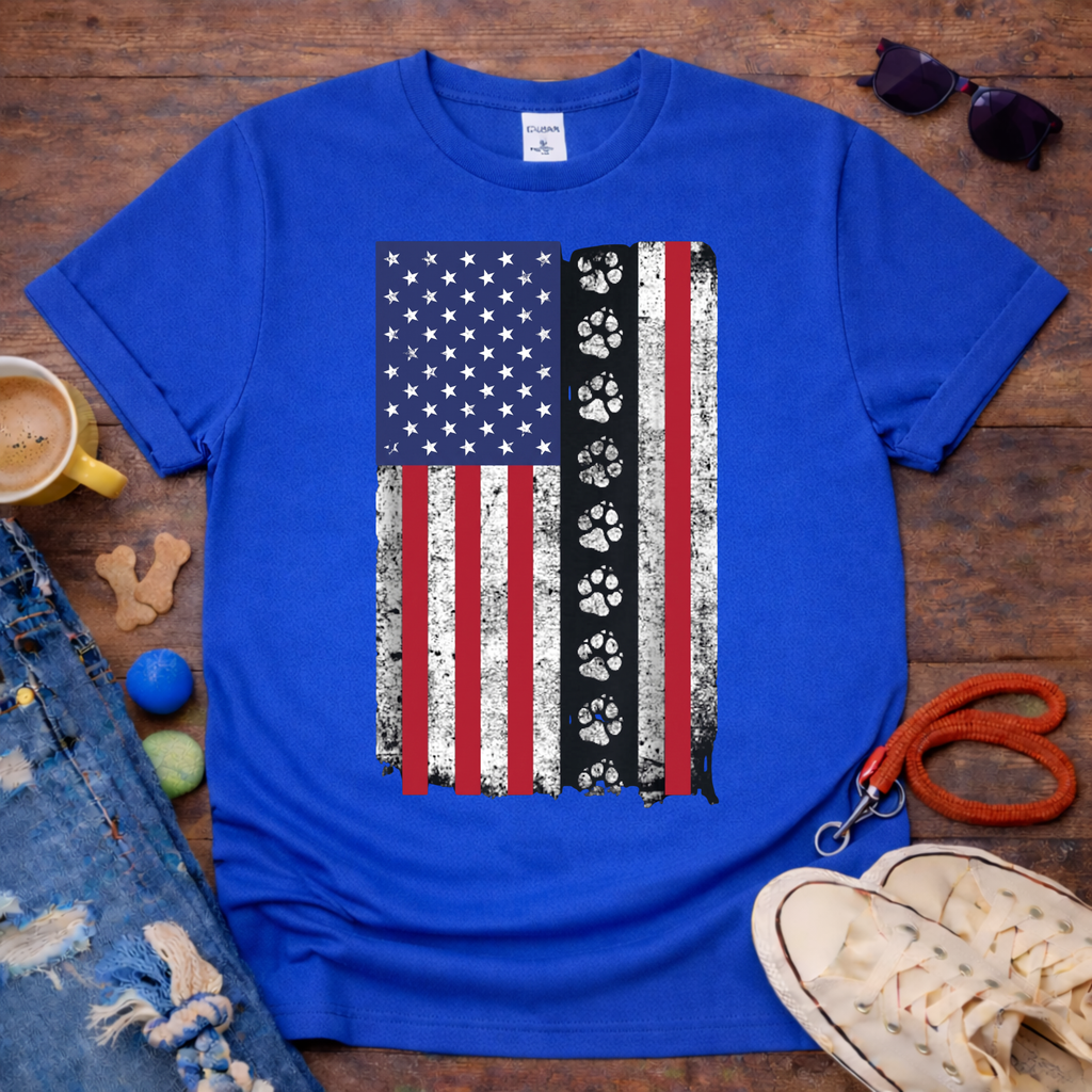 Flag & Paw T-Shirt