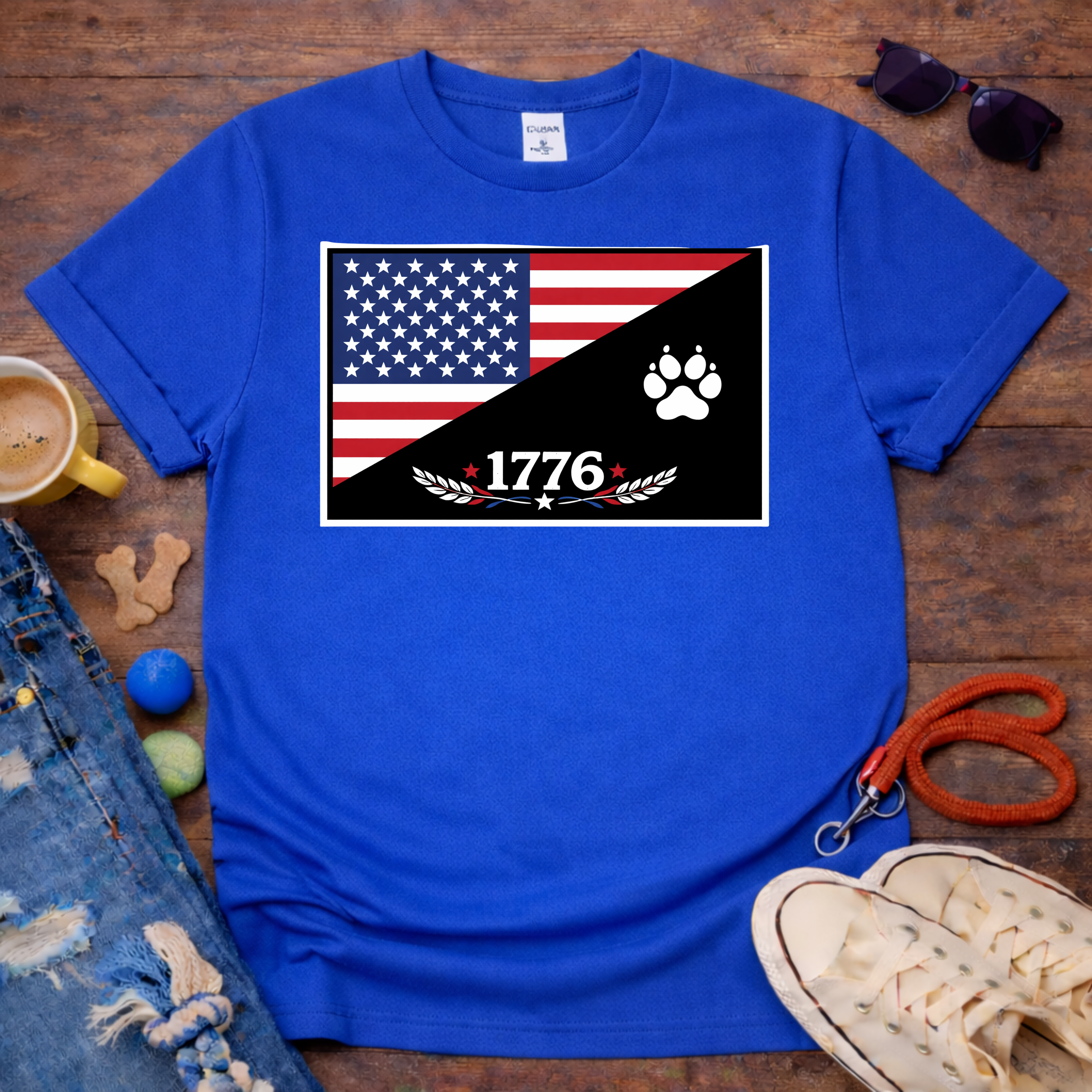 1776 & Paw T-Shirt