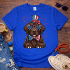 Choco Lab with Hat T-Shirt