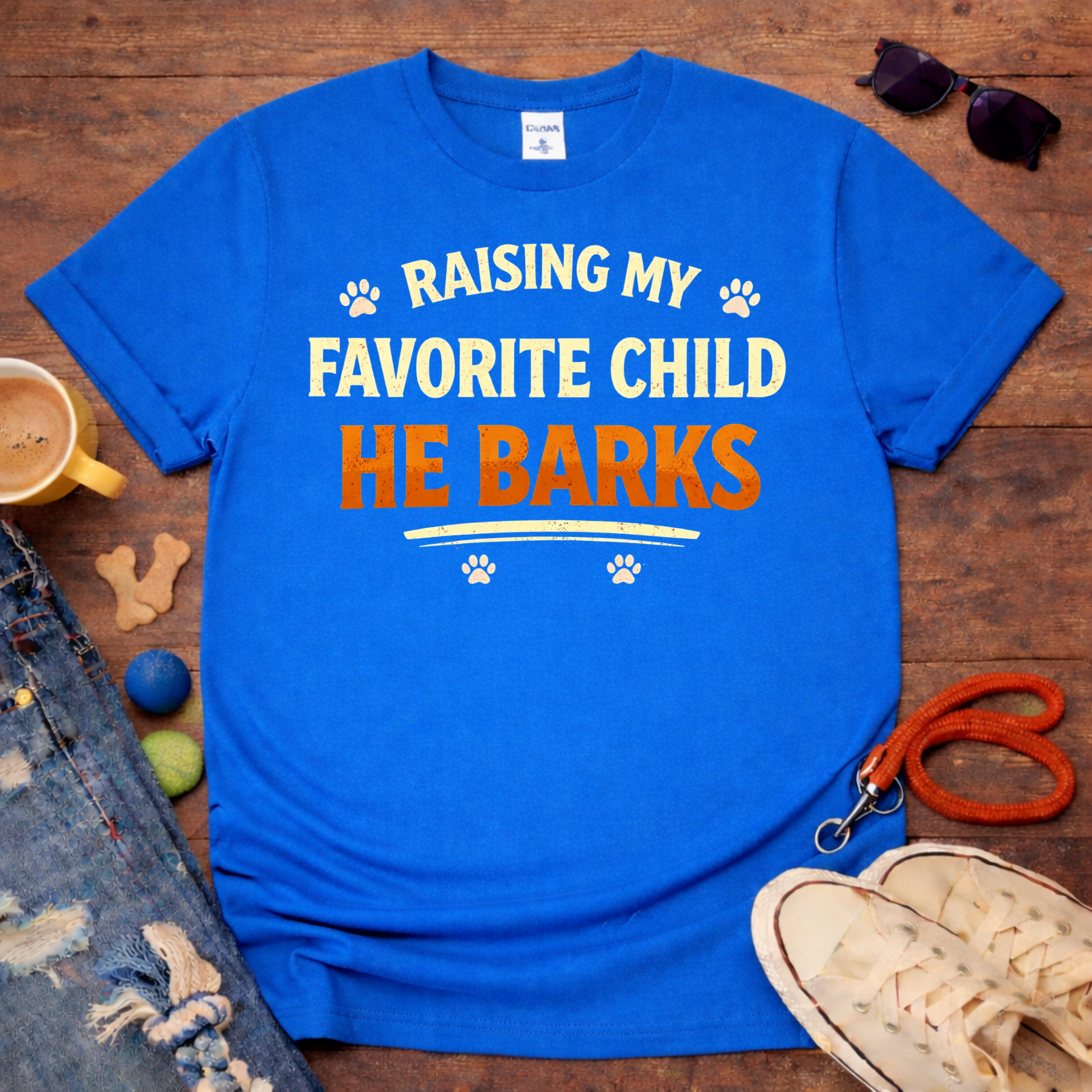 He Barks T-Shirt