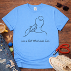 Girl who loves cats T-Shirt