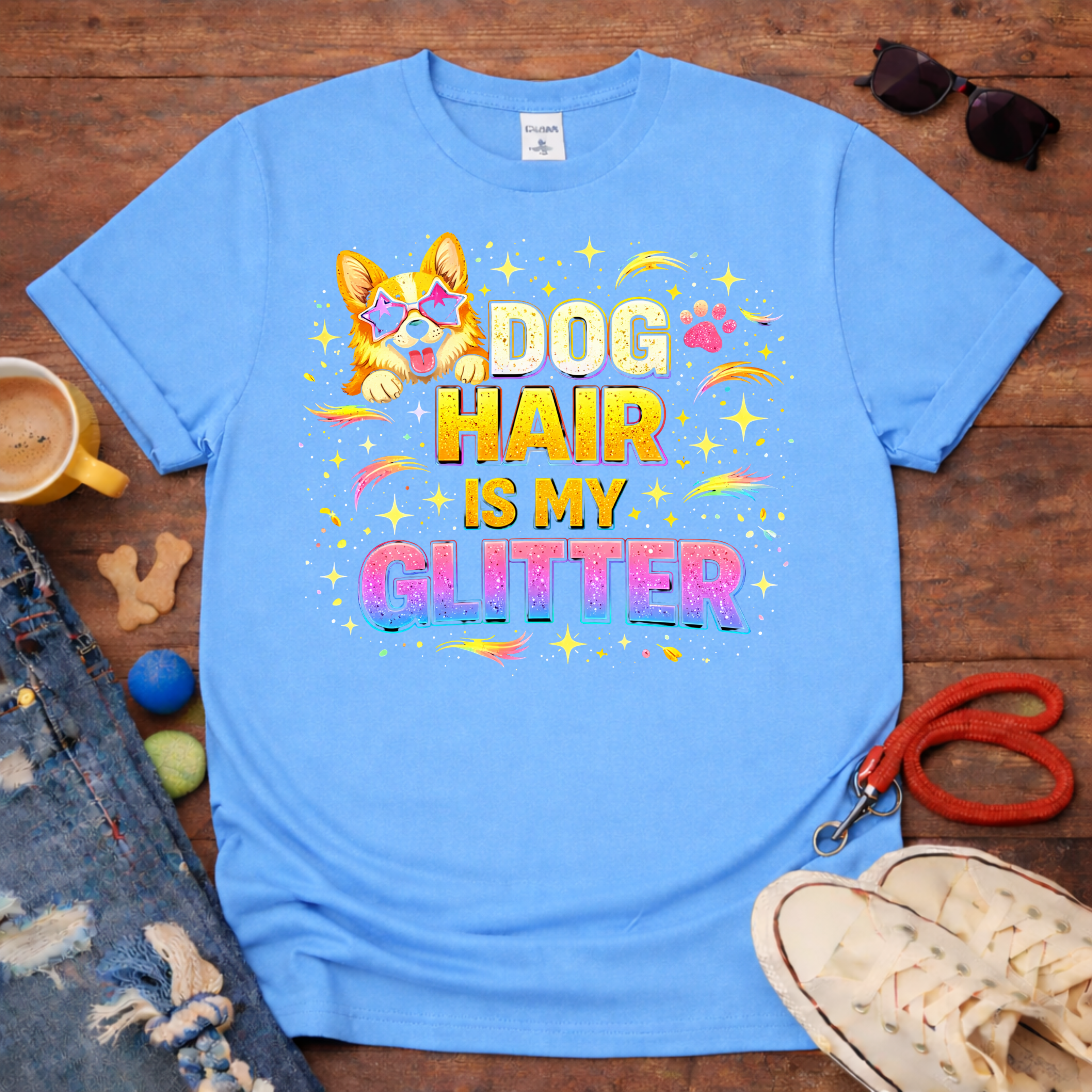 Dog Hair is my Glitter T-Shirt
