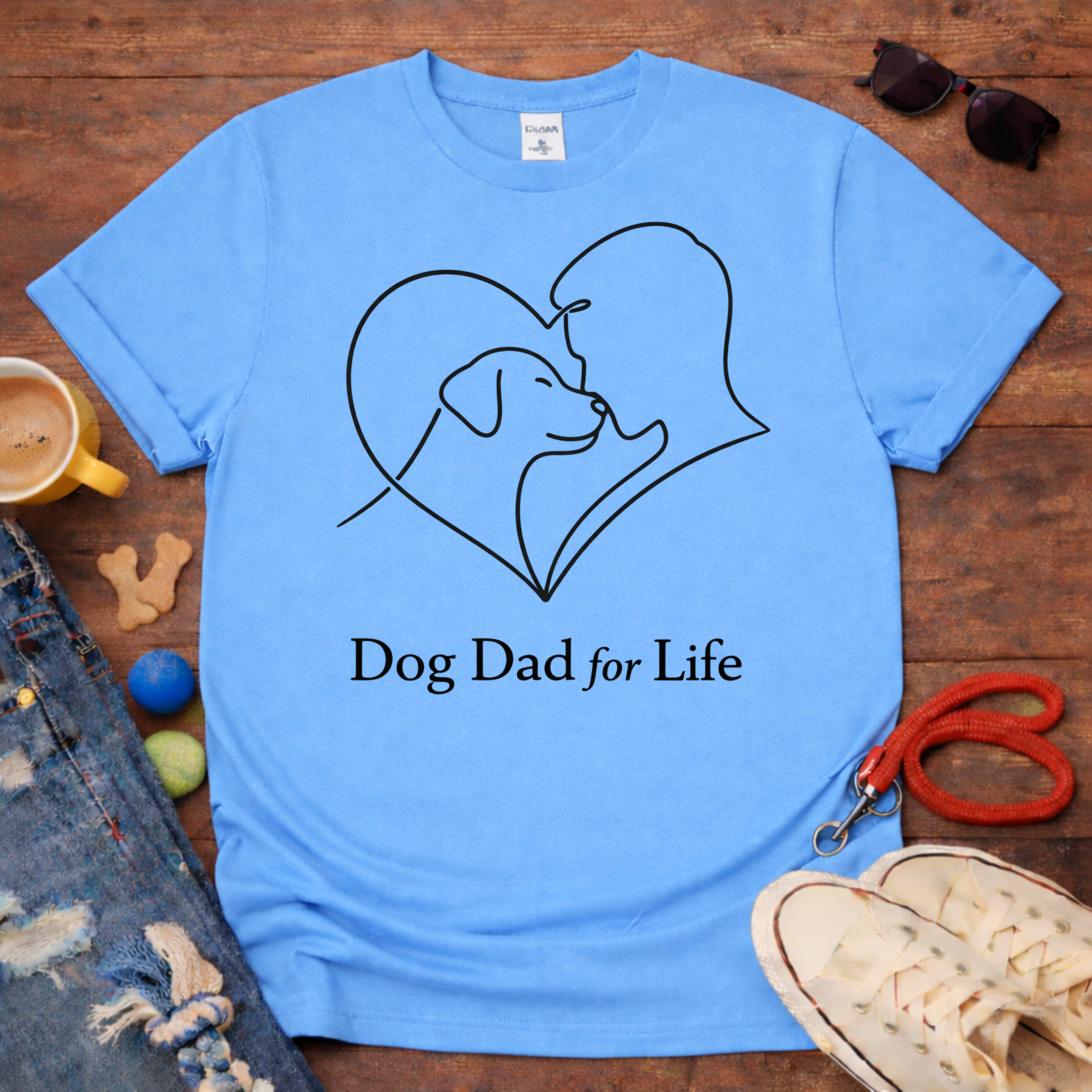 Dog Dad for LIfe T-Shirt